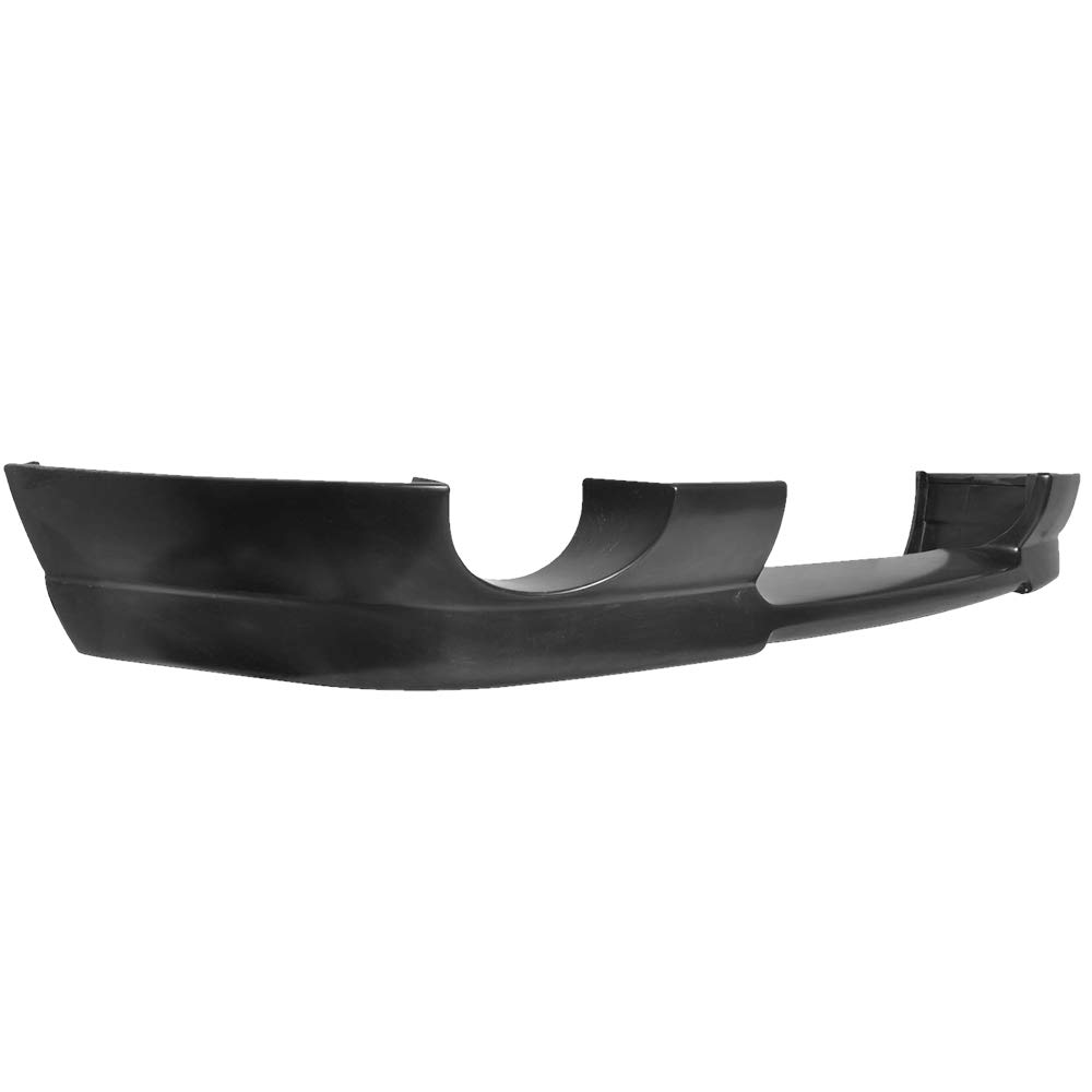 IKON MOTORSPORTS Front Bumper Lip Spoiler for 2003-2005 Subaru Forester SG5 | DS Style PU Black Splitter | Enhances Aerodynamics & Sporty Look | Perfect for Street Racing & Car Shows