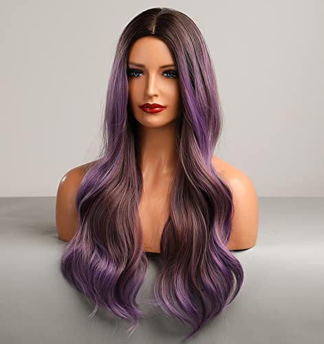 Platinum Blonde Ombre Lace Front Wig - Natural Looking Human Hair Wig for Women | Perfect for Cosplay, Parties & Daily Wear