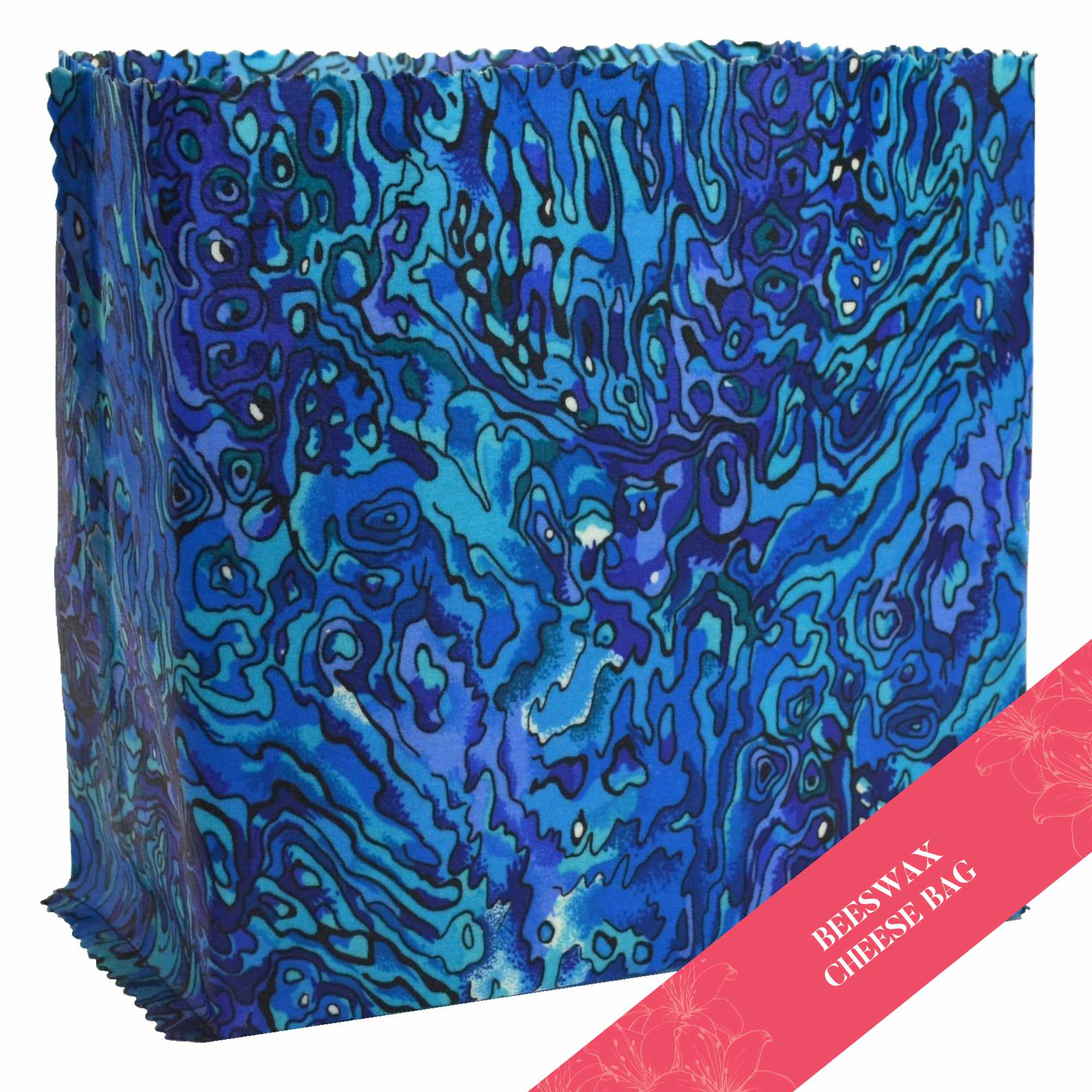 Paua Blue Cheese Bag - Stylish & Durable Handmade Tote for Women | Perfect for Grocery Shopping, Beach Trips & Everyday Use