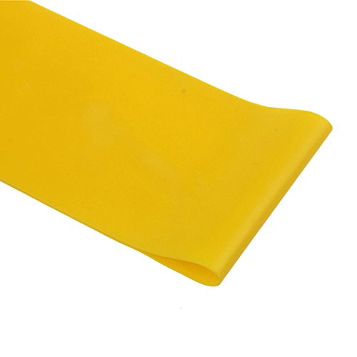 Zerlibeaful Cross Loop Resistance Bands Set - Strength Training & Fitness Exercise Equipment for Yoga, Workout, Home Gym - Stretching, Toning, Physical Therapy (Yellow, One Size) - Perfect for Home Workouts, Yoga Classes, and Physical Therapy Sessions