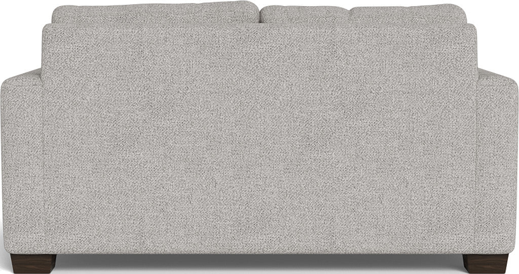 Track 62 Loveseat - Modern 2-Seater Sofa for Small Spaces, Comfortable Fabric Couch with Sturdy Wooden Legs - Perfect for Apartments, Living Rooms and Cozy Home Decor