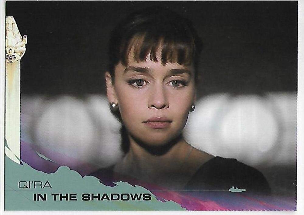 2018 Topps Solo: A Star Wars Story Trading Card Green #64 Qi'ra in the Shadows - Rare Collectible Star Wars Memorabilia for Fans & Card Collectors - Perfect for Display, Trading & Investment