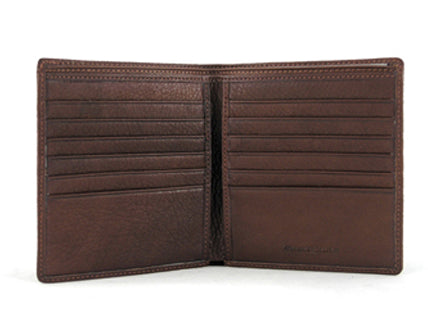 Premium Osgoode Marley Cashmere Men's 12-Pocket Slim Wallet - RFID Blocking Luxury Bifold for Travel & Everyday Use