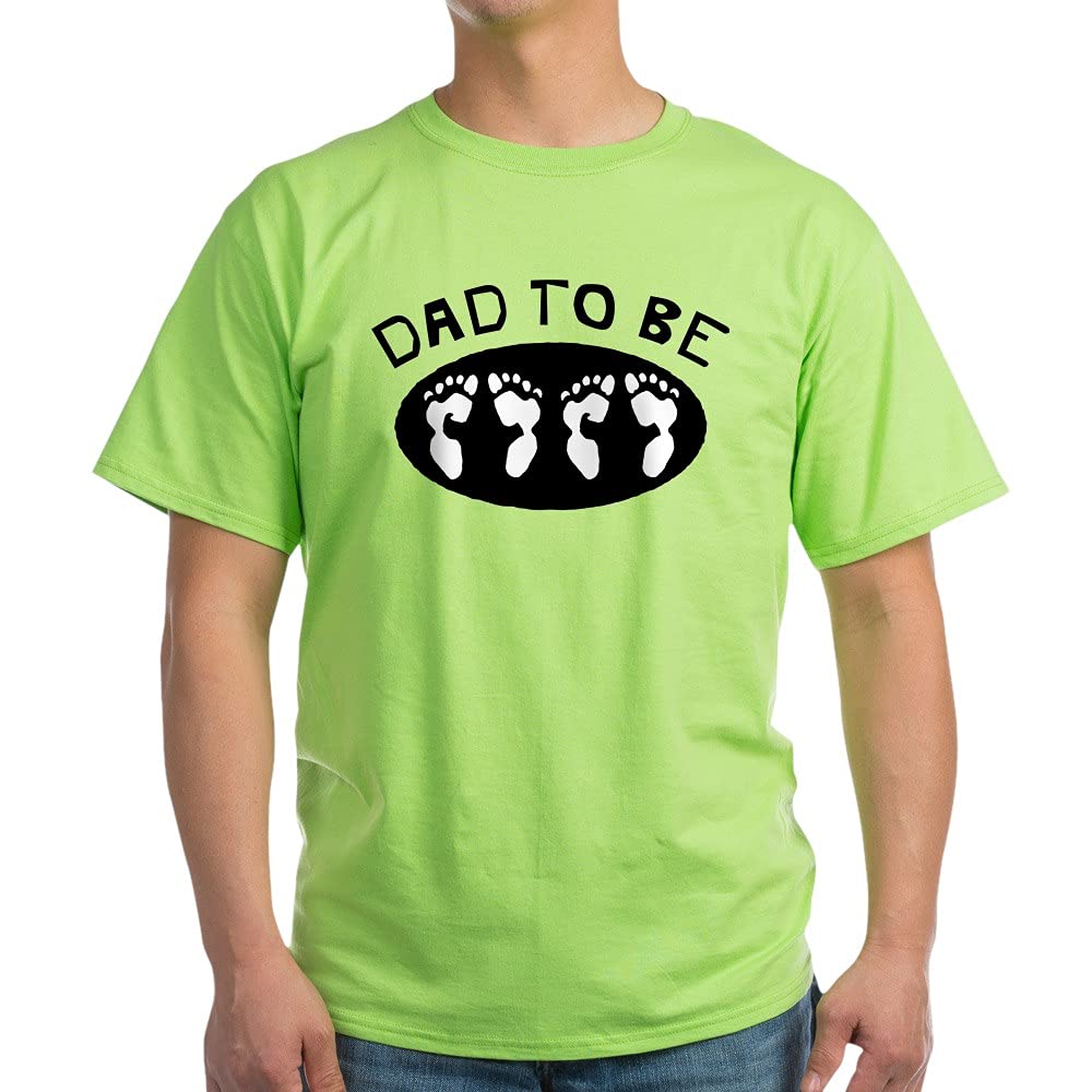 Dad to Be T-Shirt - 100% Cotton Comfortable White Tee for Expectant Fathers - Perfect for Baby Showers, Pregnancy Announcements & Father's Day Gifts