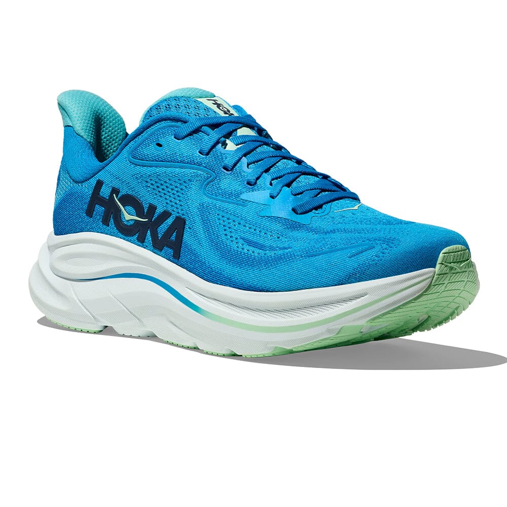 Hoka Men's Clifton 10 Running Shoes - Lightweight Cushioned Road Shoes for Men | Perfect for Marathon Training, Jogging & Everyday Comfort