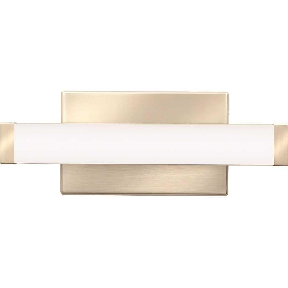 Lithonia Lighting FMVCSLS 24IN LED Vanity Light - Brushed Nickel, Switchable Color Temperature (3000K/3500K/4000K), 90 CRI, 2 ft. Contemporary Square Fixture - Perfect for Bathroom, Bedroom, or Dressing Room Makeup Lighting