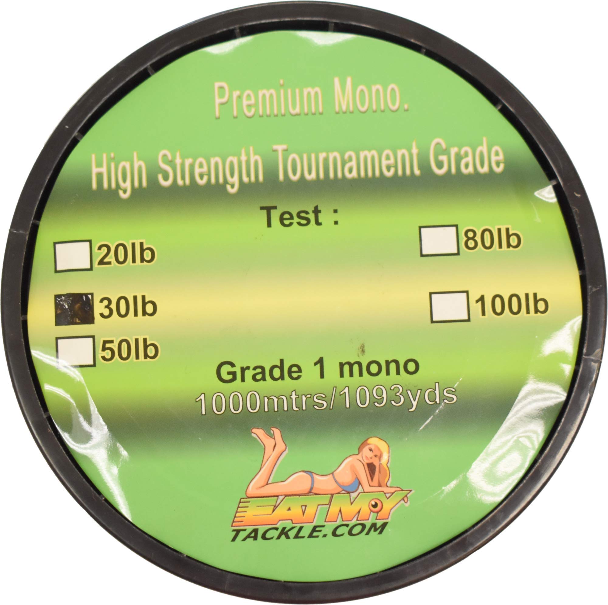 EatMyTackle Monofilament Fishing Line - Premium Tournament Grade, 1000 Meter Spool for Freshwater & Saltwater Fishing | Strong, Durable & Smooth Casting