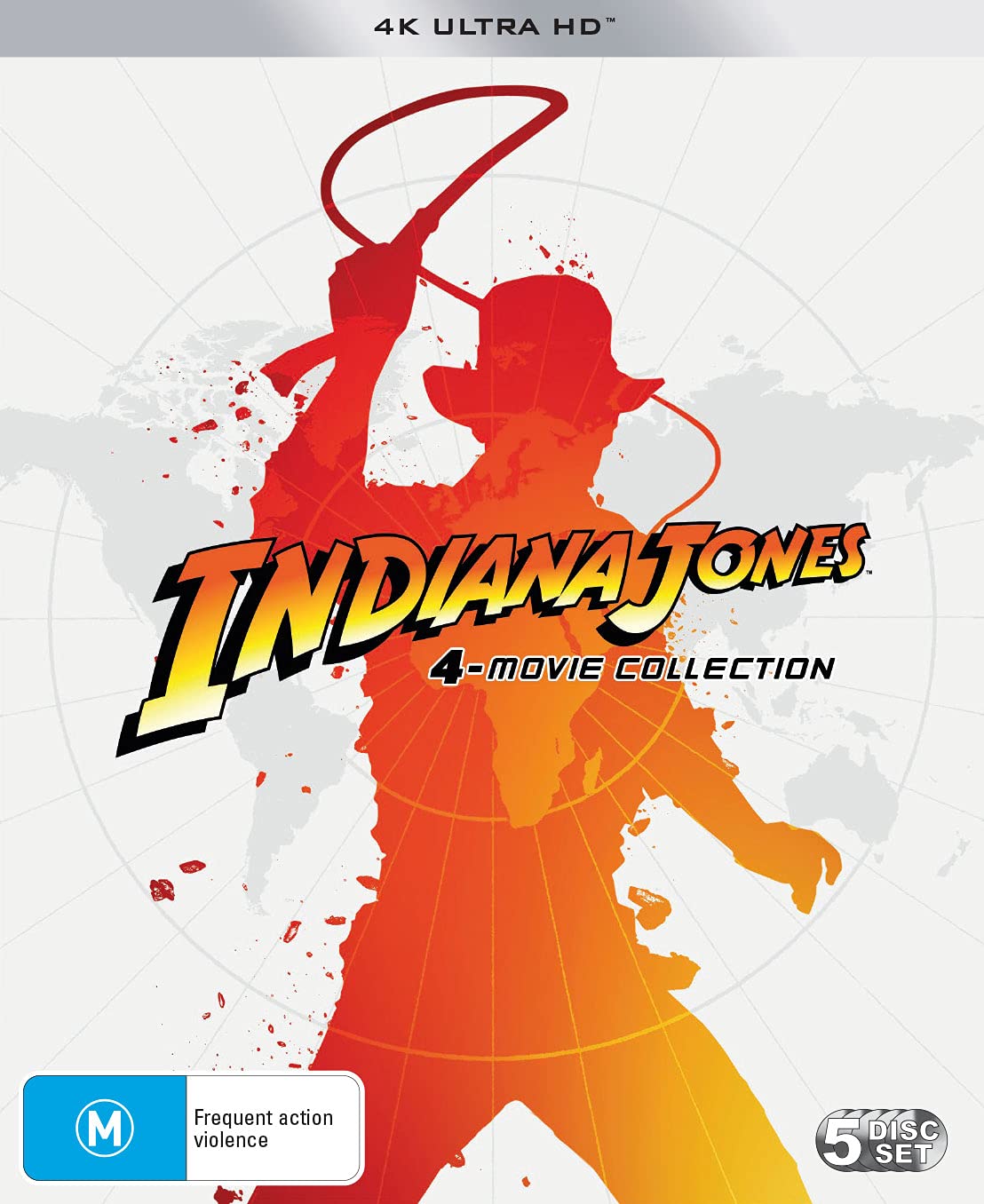 Indiana Jones: The Complete Adventures 4K Ultra HD Blu-ray | Region Free | Action-Adventure Movie Collection for Home Theater & Movie Nights