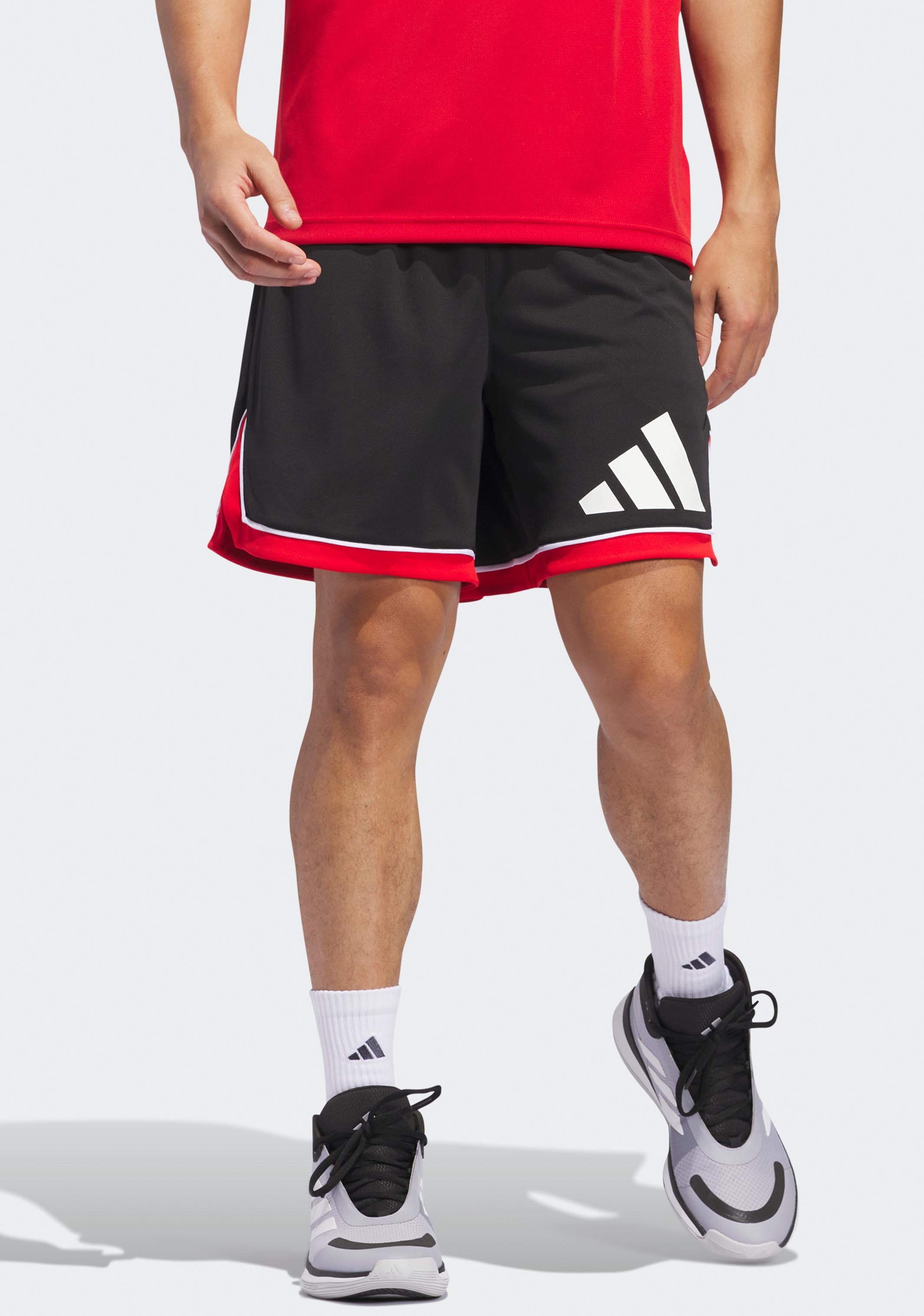 Adidas Men's Basketball Shorts - Breathable Badge of Sport Athletic Shorts for Training & Games | Perfect for Gym, Running, and Casual Wear