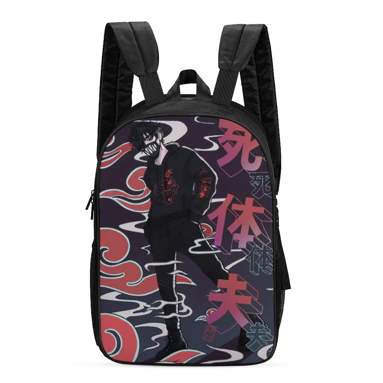 Corpse Husband Backpack - Double-Sided Dual-Use Laptop Backpack for Work & Travel (Fits 17 Inch Laptop) - Perfect for School, Office, Commuting & Gaming Conventions