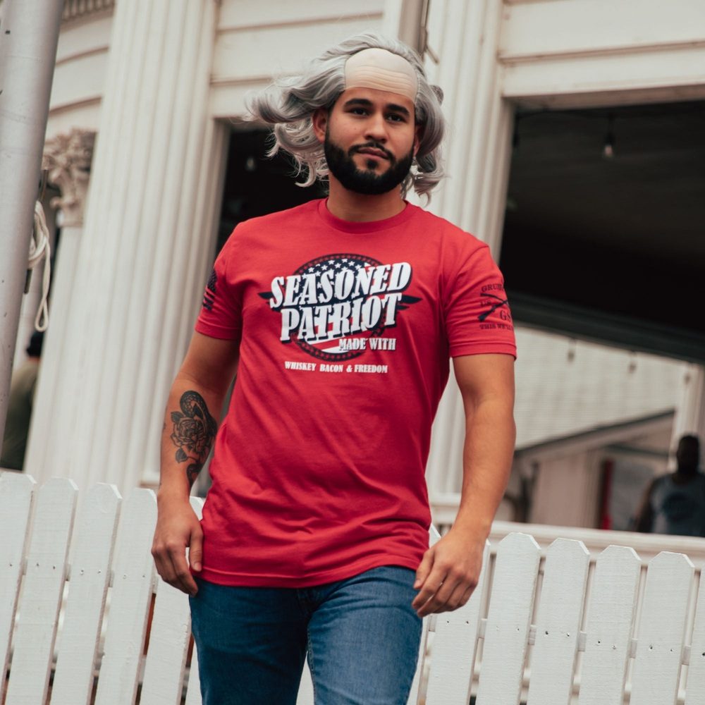 Patriotic American Flag T-Shirt for Men & Women - Red, White & Blue - Perfect for 4th of July, Veterans Day & Political Rallies