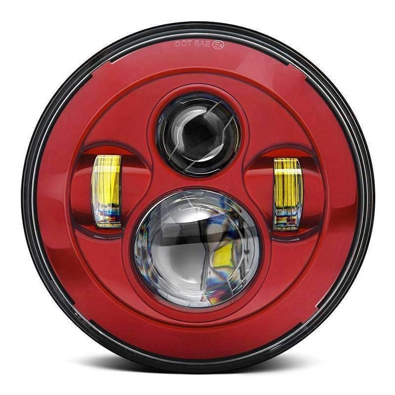 Red LED Headlight
