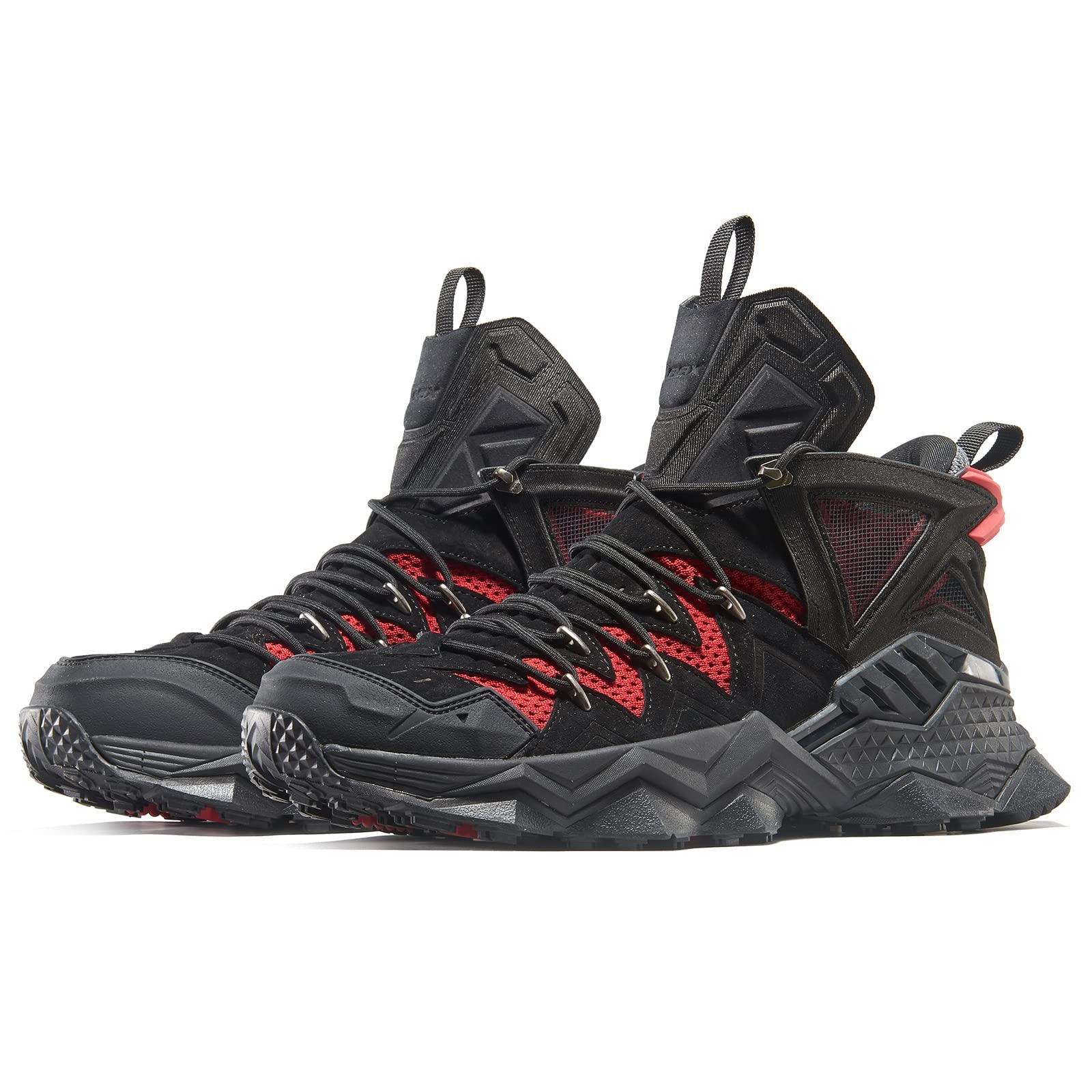 RAX Men's Mid V-Tex Waterproof Hiking Boots - Lightweight Outdoor Shoes for Trekking, Camping & Mountain Climbing - Durable Traction for All Terrains