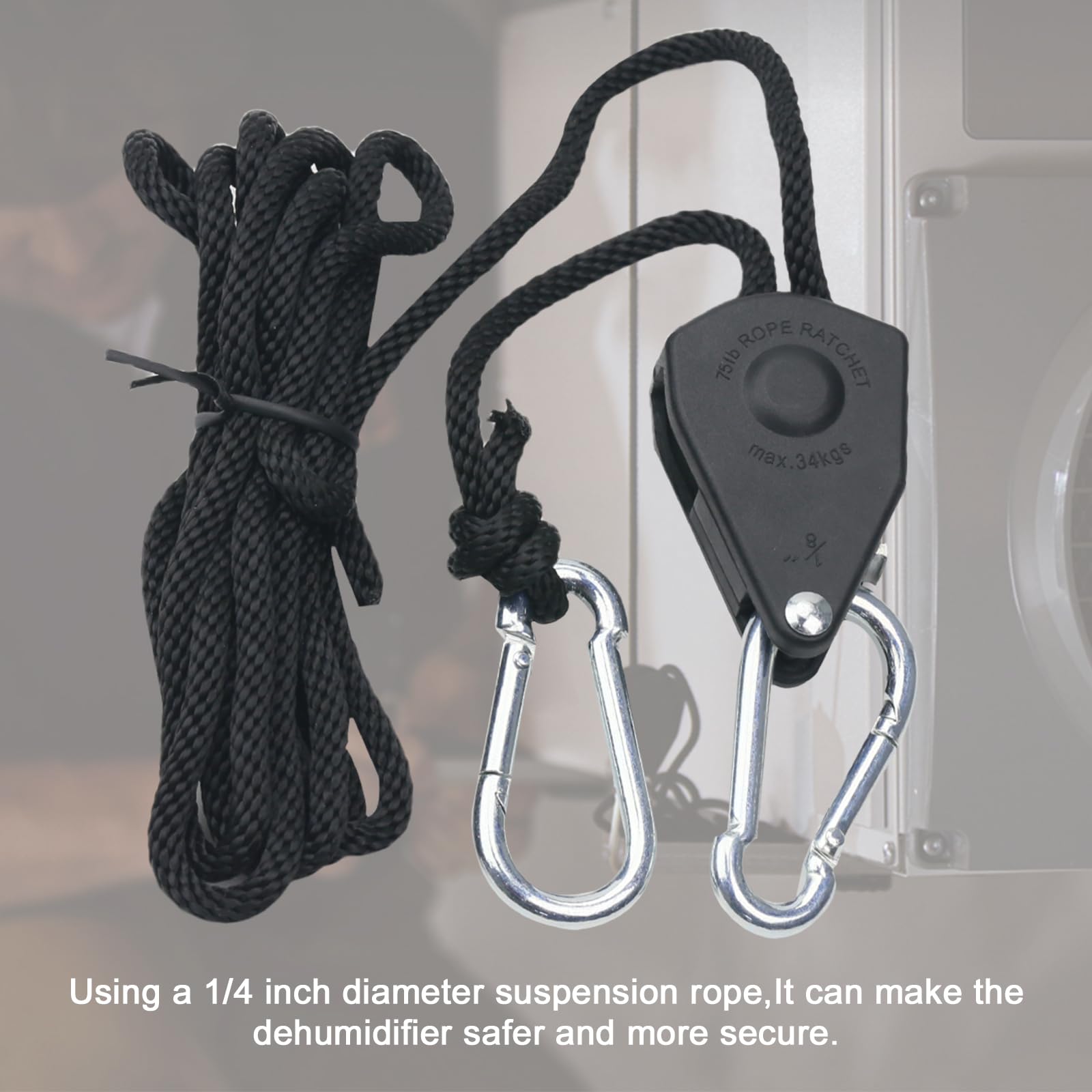 AprilAire Dehumidifier Hanging Kits - Compatible with Models E070, E080, E100, E130, 1820, 1830, 1850, 1852, 1870, 1872 - Perfect for Crawl Space, Basement & Whole-House Dehumidifiers - Ideal for Moisture Control in Damp Areas