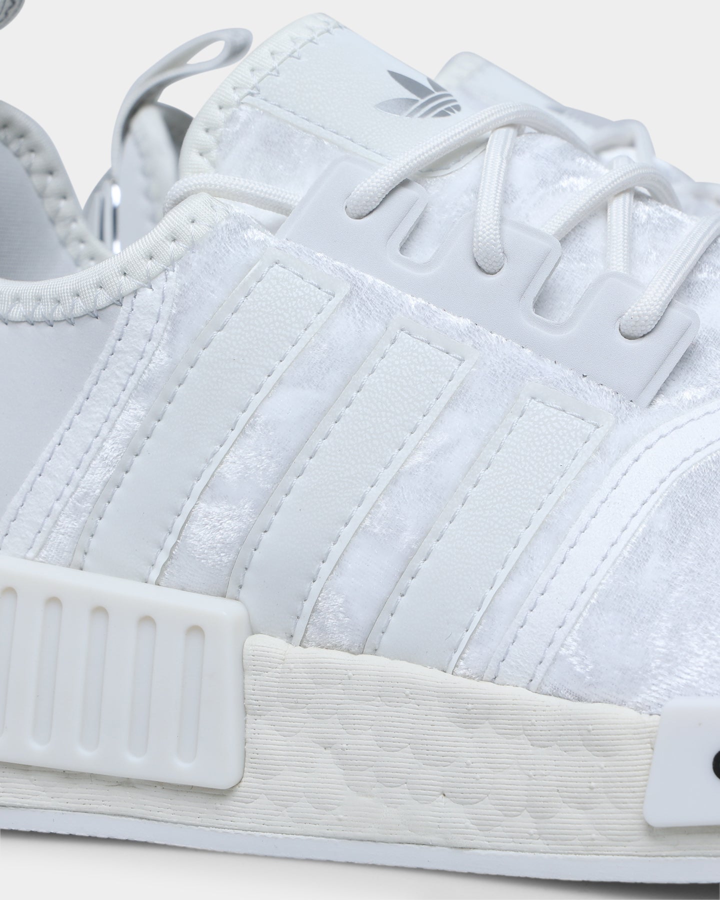 Adidas Women's NMD_R1 Running Shoes - Crystal White/Silver Metallic | Lightweight Comfort for Gym, Jogging & Daily Wear