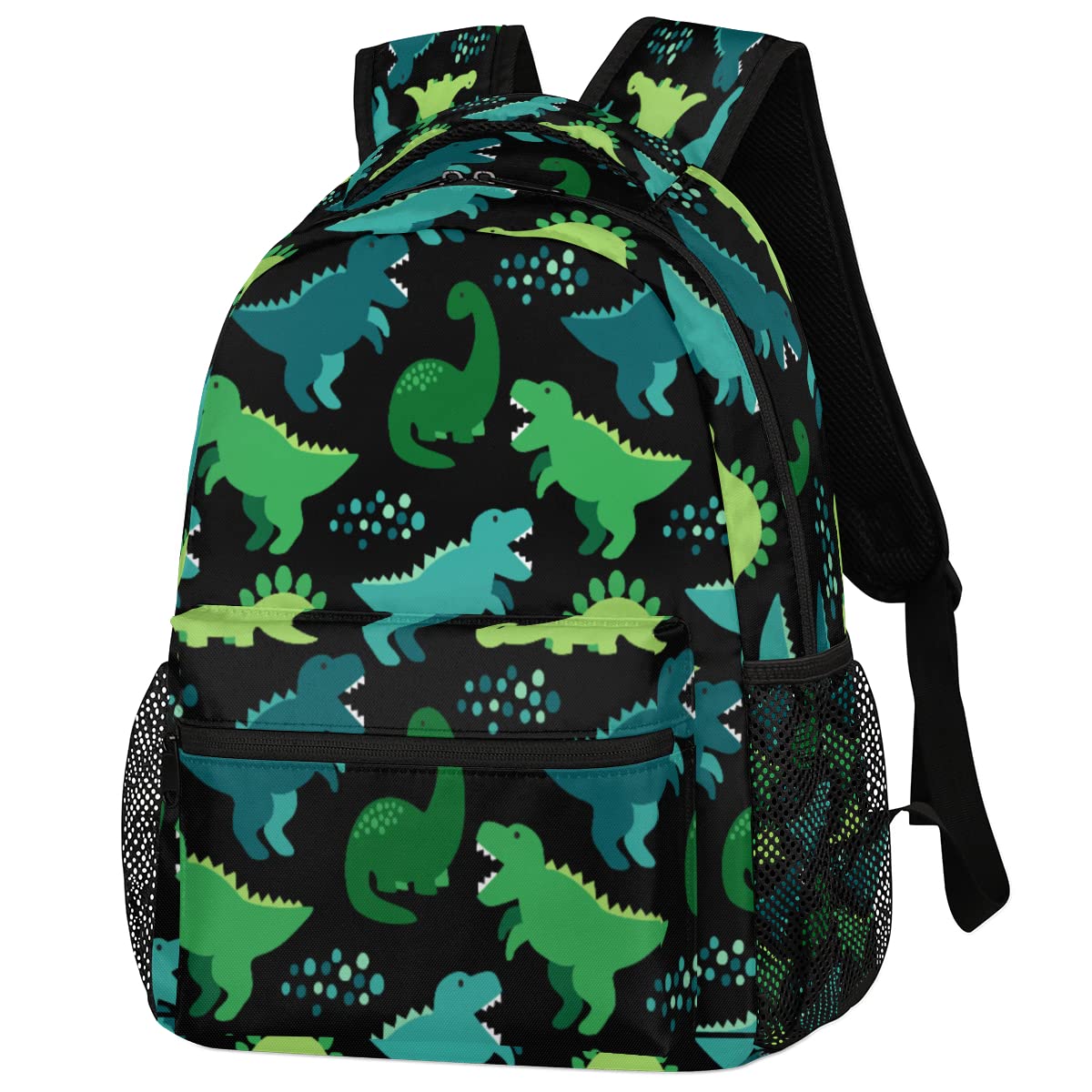 Dinosaurs Kids Backpack for Boys - Cute Animals Lightweight School Backpack, 14 Inch Laptop Bookbag for Elementary Toddler - Perfect for School, Travel & Daily Use