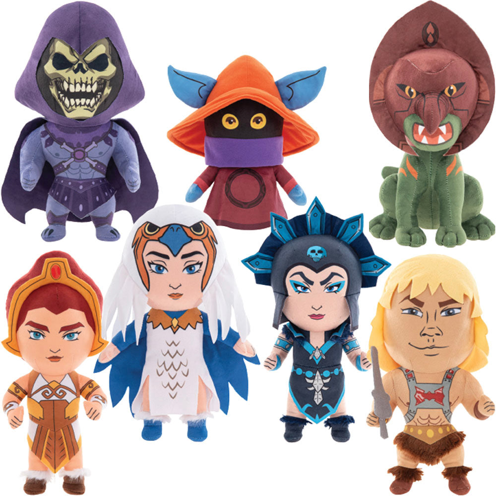 Masters of the Universe 10-Inch He-Man Plush Toy (1 Count) - Perfect for Kids' Bedtime, Collectors' Display, and MOTU Fans Gifts