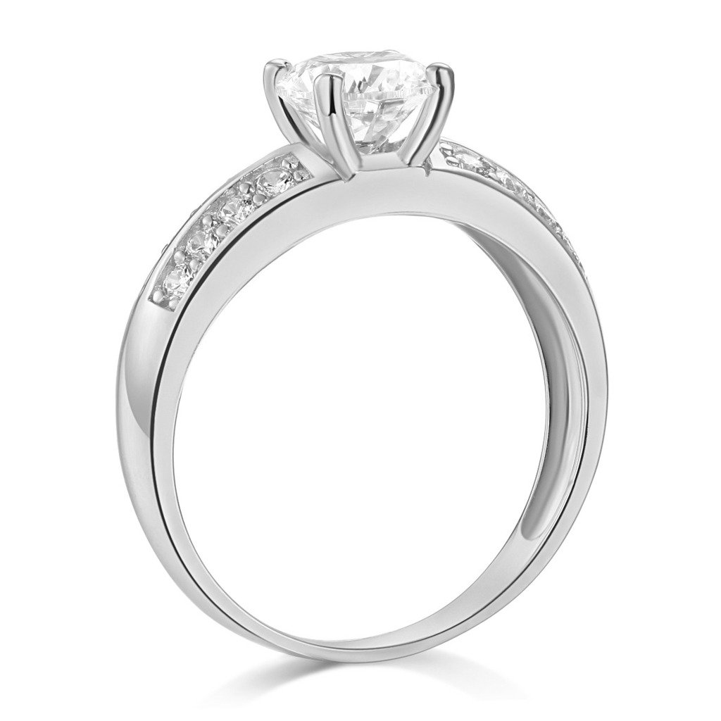 14K Yellow or White Gold Wedding Engagement Ring for Women - Elegant Solitaire Diamond Ring for Brides, Proposals & Anniversaries