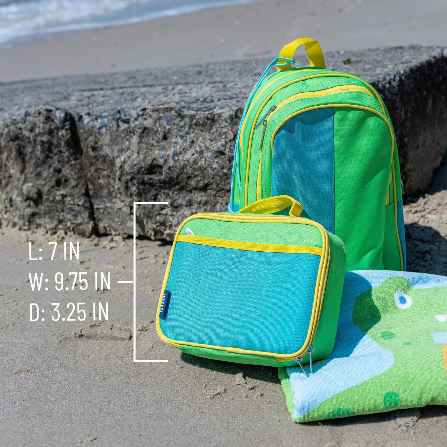 Monster Green Lunch Box - BPA Free, Leak Proof & Insulated Lunch Container for Kids & Adults - Perfect for School, Work & Picnics