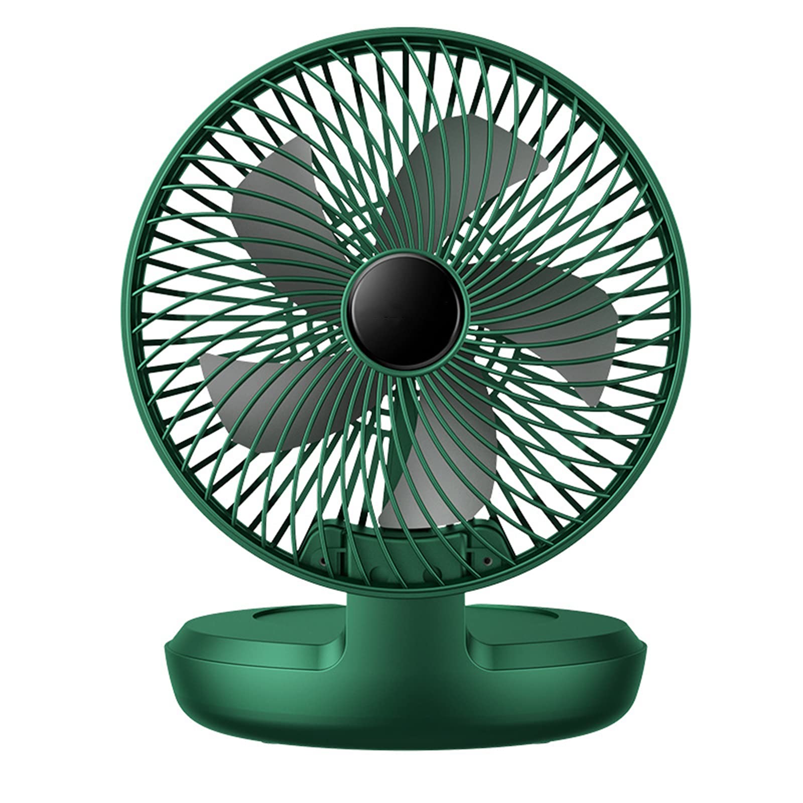 DAJISI Foldable Desktop Fan - Portable USB Personal Cooling Fan with 2 Speeds, 90° Adjustable Head & Quiet Operation - Perfect for Home, Office, Bedroom, Travel & Camping | Compact Desk Fan for Work, Study & Outdoor Activities
