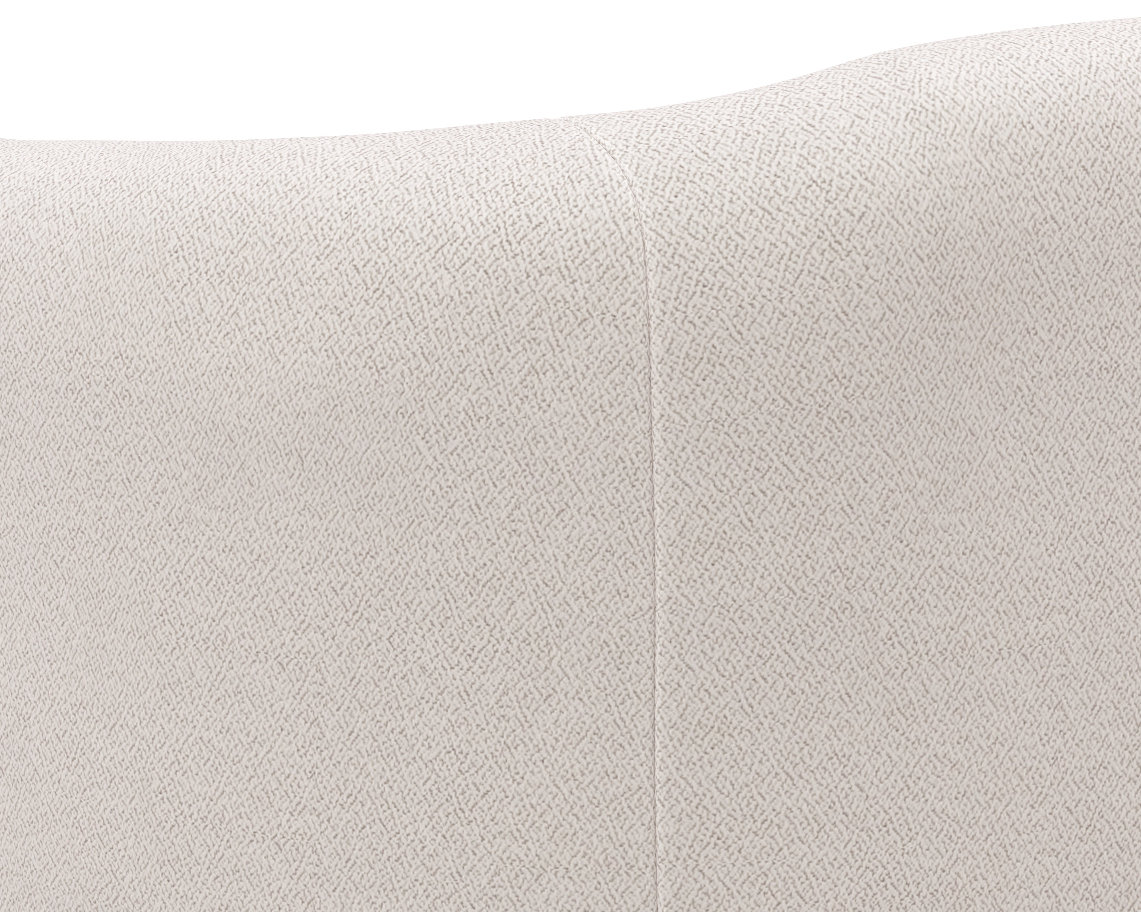 Birrit Sofa in Alaska Greige - Modern Comfortable Fabric Sectional Couch for Living Room, Lounge & Family Room