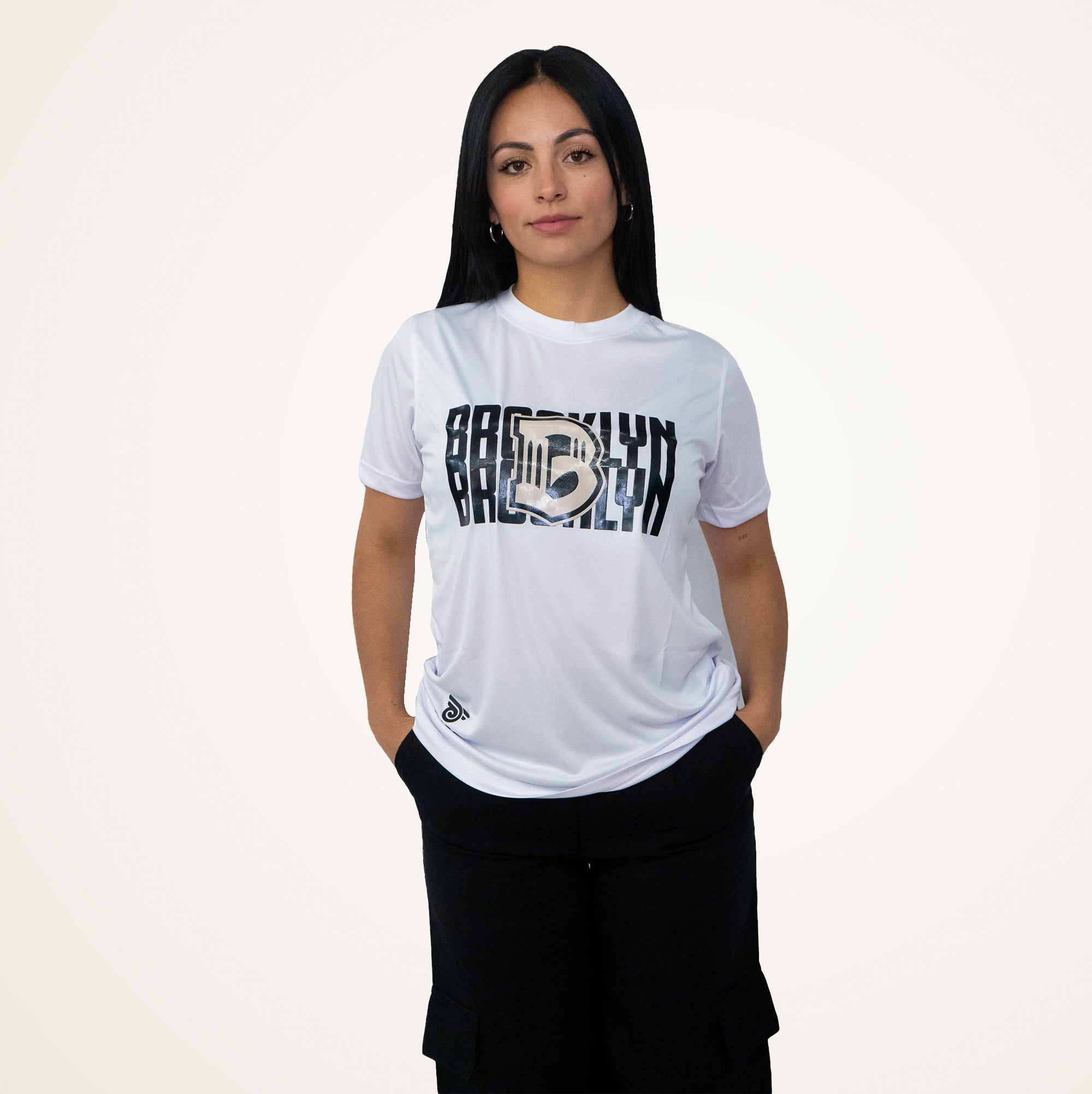 Brooklyn FC Women's White T-Shirt - Comfortable Cotton Soccer Jersey for Fans & Players - Perfect for Game Day, Training & Casual Wear