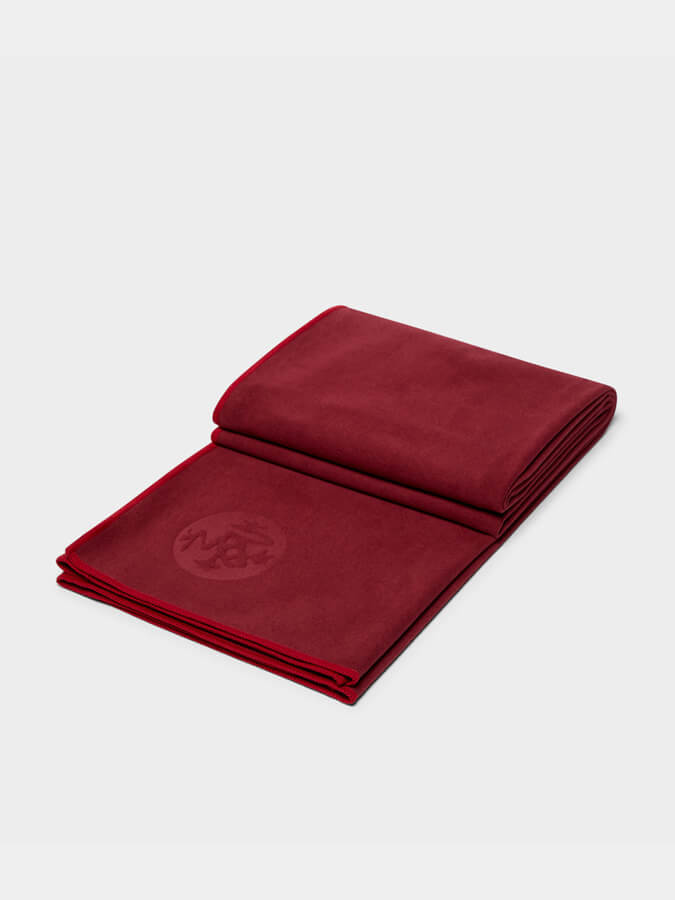 Manduka eQua Yoga Mat Towels - Non-Slip, Absorbent & Eco-Friendly for Hot Yoga, Pilates & Workouts - Perfect for Home & Studio Use