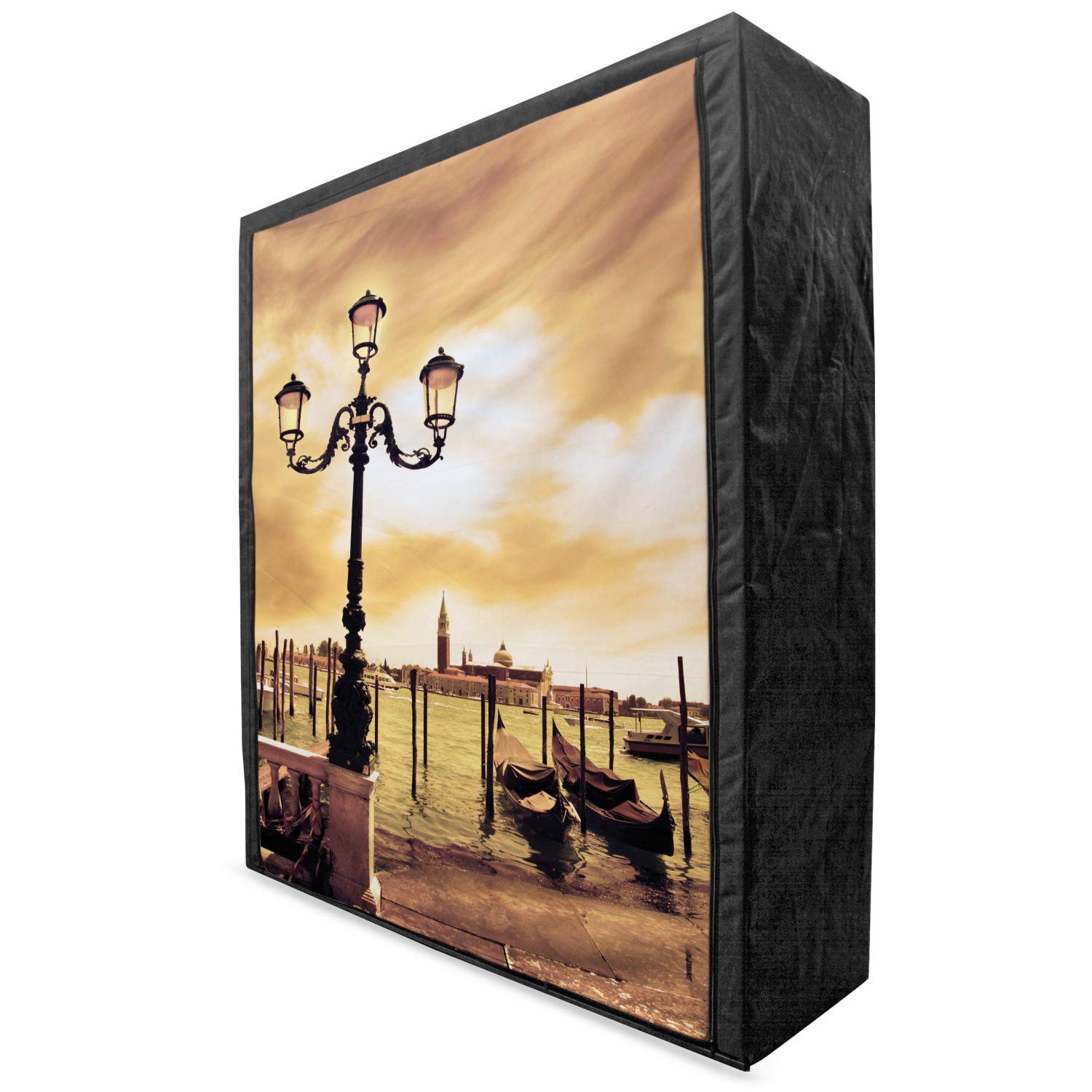 Ambesonne Venice Portable Fabric Wardrobe - 59