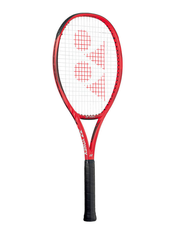 Yonex VCORE FEEL Tennis Racket [Red] - Lightweight Carbon Fiber Racquet for Beginners & Intermediate Players - Perfect for Training, Matches & Recreational Play