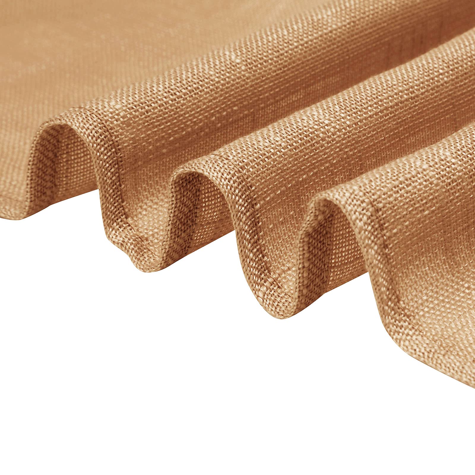 Premium Faux Linen Square Tablecloth - 72