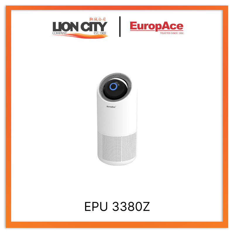 Europace EPU 3380Z Smart WiFi Air Purifier with UV Care - HEPA Filter for Allergies, Dust & Pet Dander - Quiet Air Cleaner for Home, Bedroom & Office - Alexa & App Control
