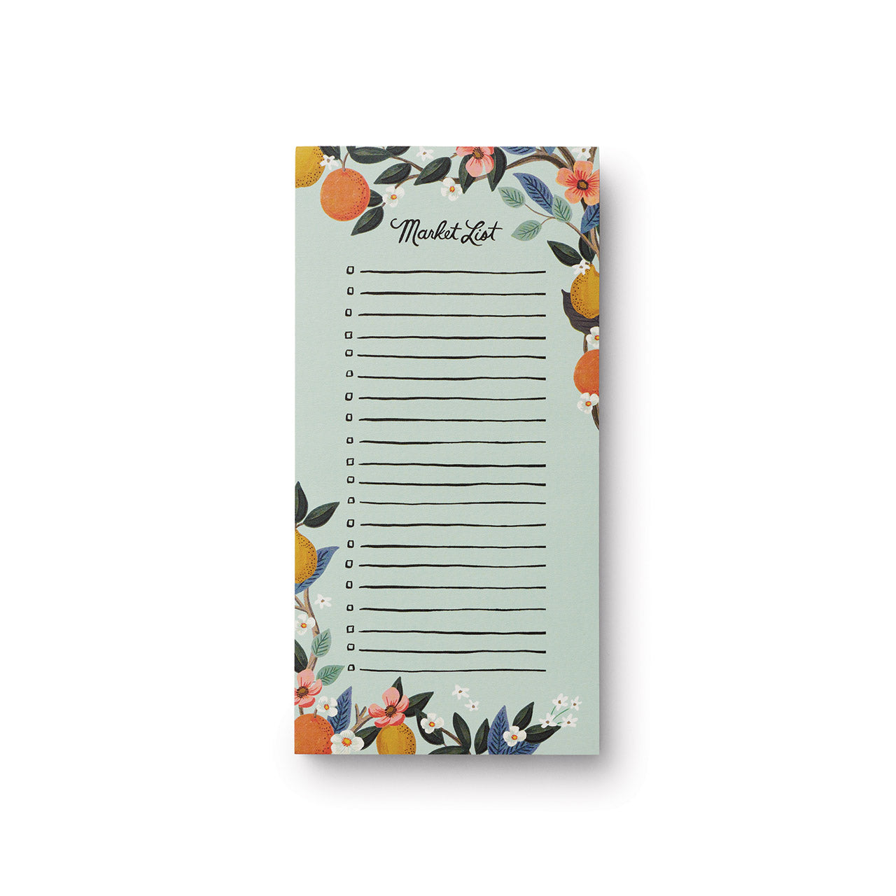 Rifle Paper Co. Shopping Notepad - Stylish Grocery List Pad for Kitchen, Office & Home Organization - Perfect for To-Do Lists, Meal Planning & Errands