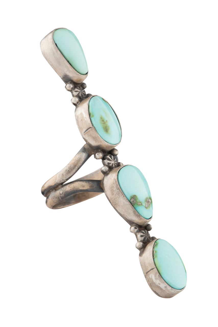 Royston Turquoise Ring for Women - Handmade Sterling Silver Jewelry, Boho Chic Statement Ring - Perfect for Gifts, Parties & Everyday Wear