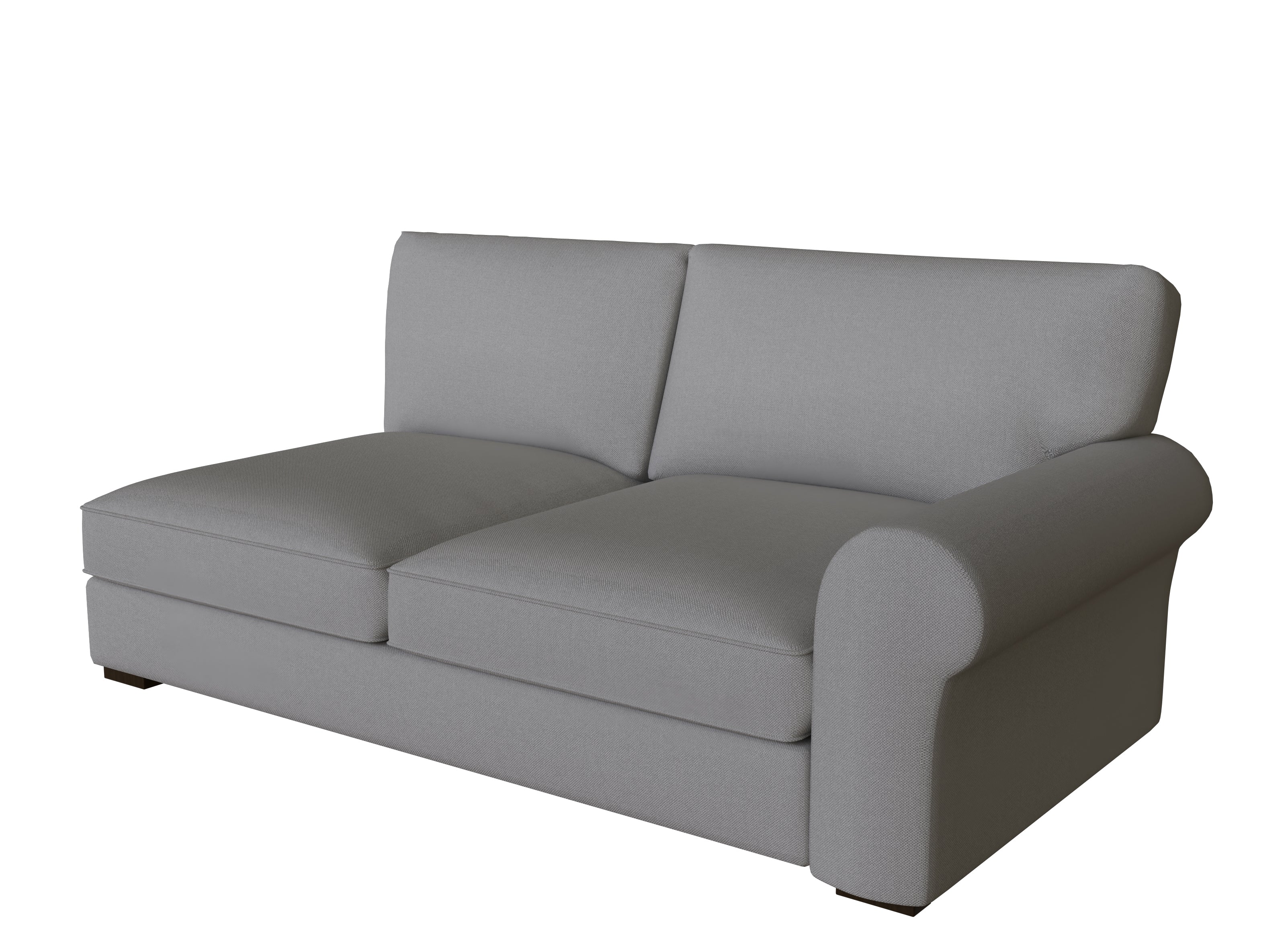 PB Turner Roll Arm Right Arm Loveseat Slipcover - Replacement Cover for Sectional Sofa Components | Perfect for Living Room, Family Room & Home Theater Seating Protection