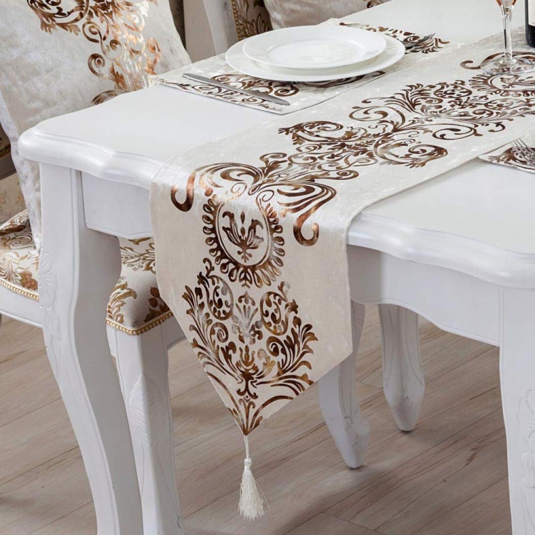 Elegant Tassel Table Runner - Dustproof Outdoor Table Cover for Wedding, Party, and Home Decor - Perfect for Dining, Picnics, and Special Events