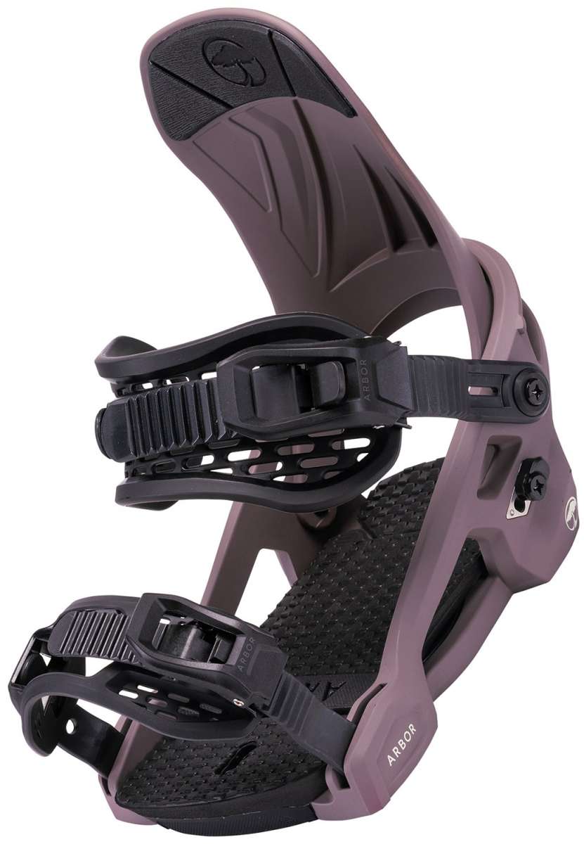 Arbor Women's Acacia Snowboard Bindings 2024 - Lightweight & Responsive for All-Mountain Riding - Perfect for Freestyle & Powder Snowboarding