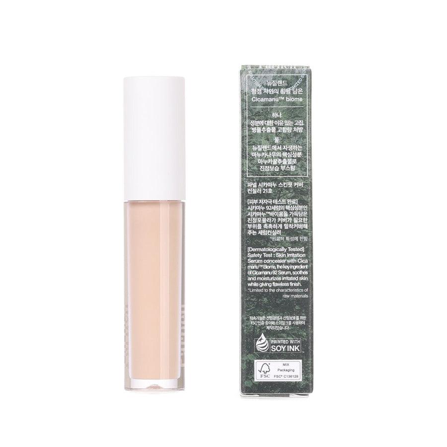 PARNELL Cicamanu Skin Fit Cover Concealer No.21 - 5g, Lightweight Full Coverage Foundation, Natural Matte Finish, Long-Lasting Makeup for Flawless Skin | Perfect for Daily Wear, Special Occasions & Photo Shoots