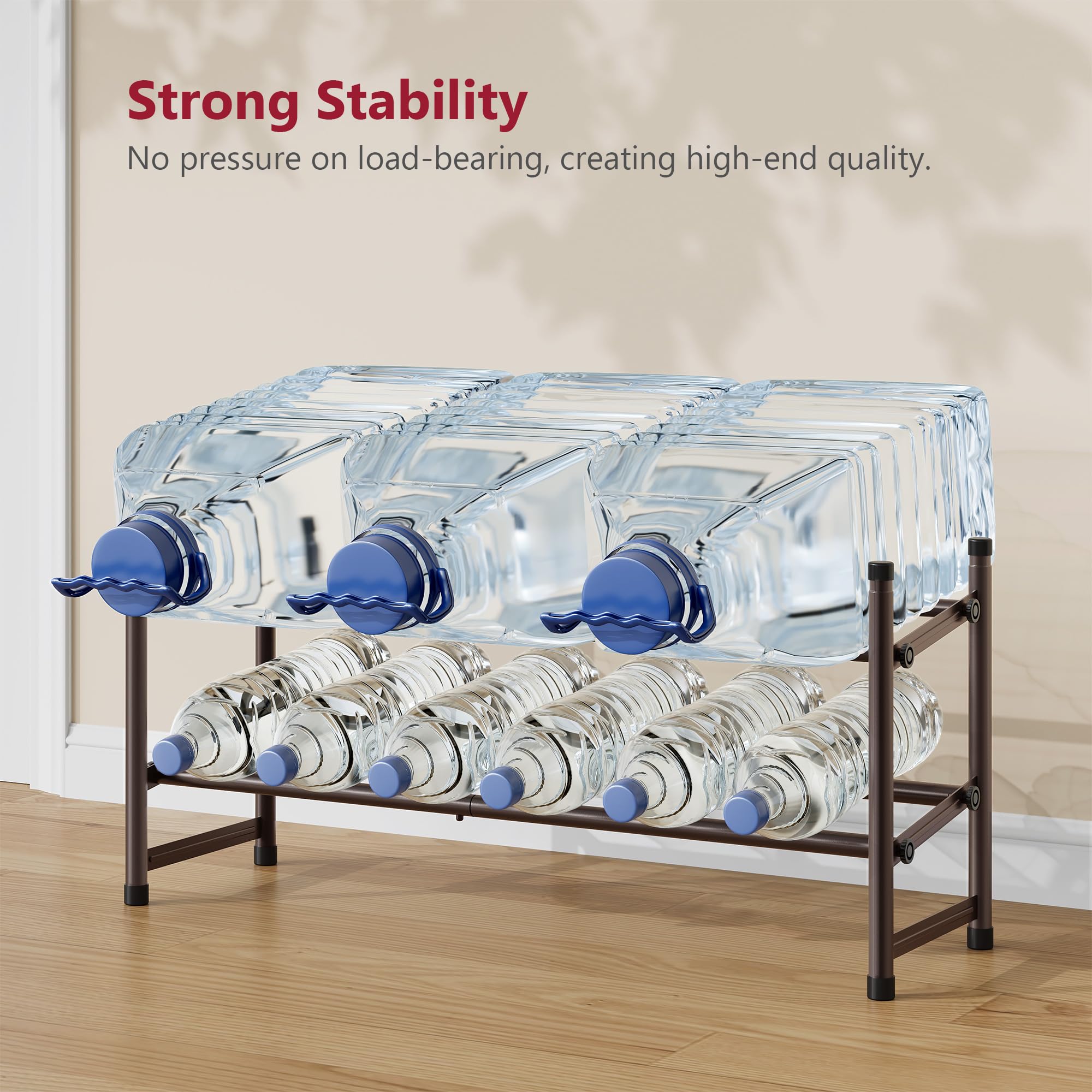 Tajsoon 2 Tier Expandable Shoe Rack Organizer - Adjustable & Stackable Metal Shoe Shelf (28