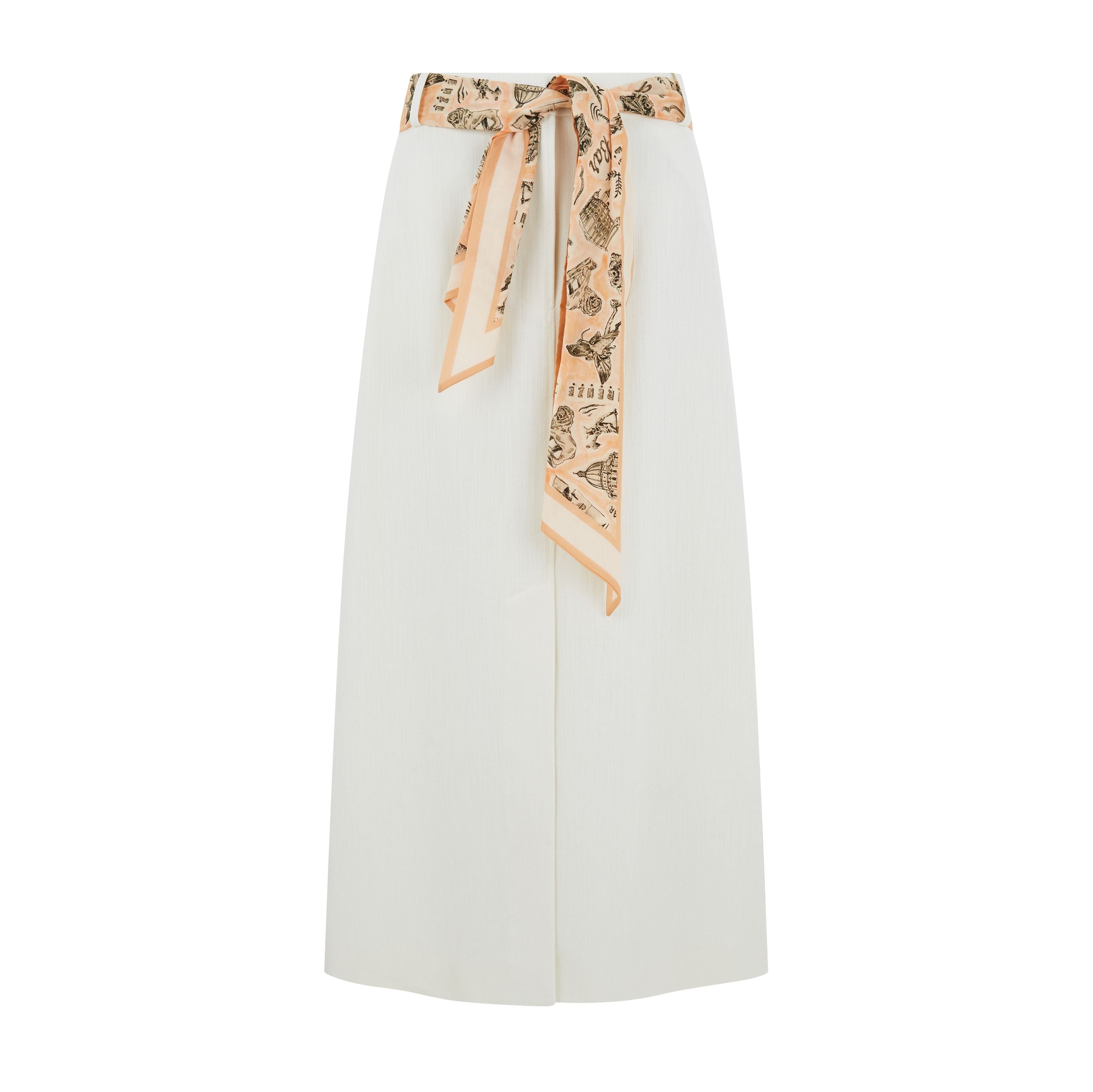 Stylish Scarf Belted Skirt for Women - Fashionable Wrap Skirt with Adjustable Waistband - Perfect for Office Wear, Date Night & Summer Outfits