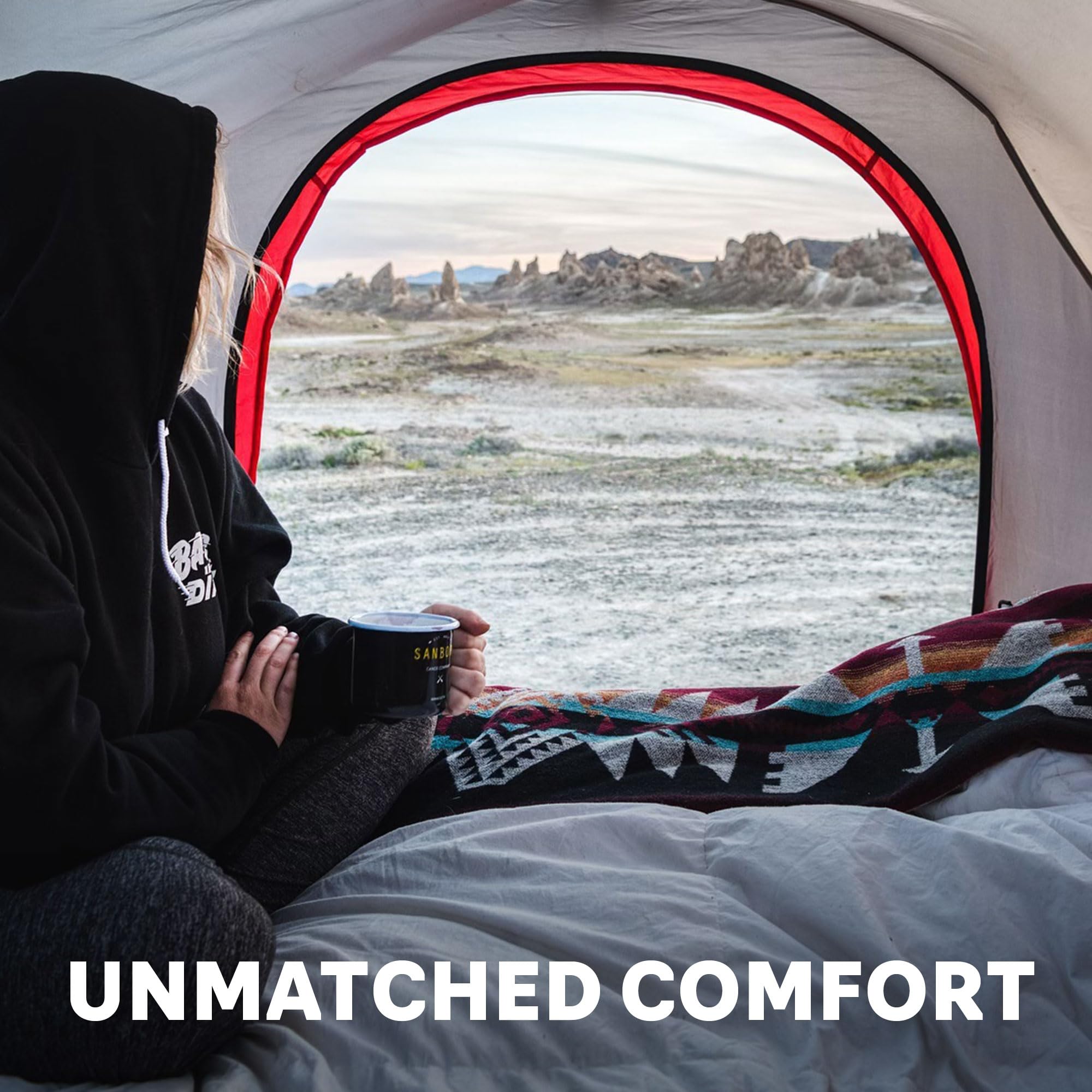 Napier Backroadz Waterproof Truck Bed Tent - Spacious 2-Person Camping Shelter for Full Size & Long Bed Trucks | Durable, Compact Design for Outdoor Adventures, Road Trips & Tailgating