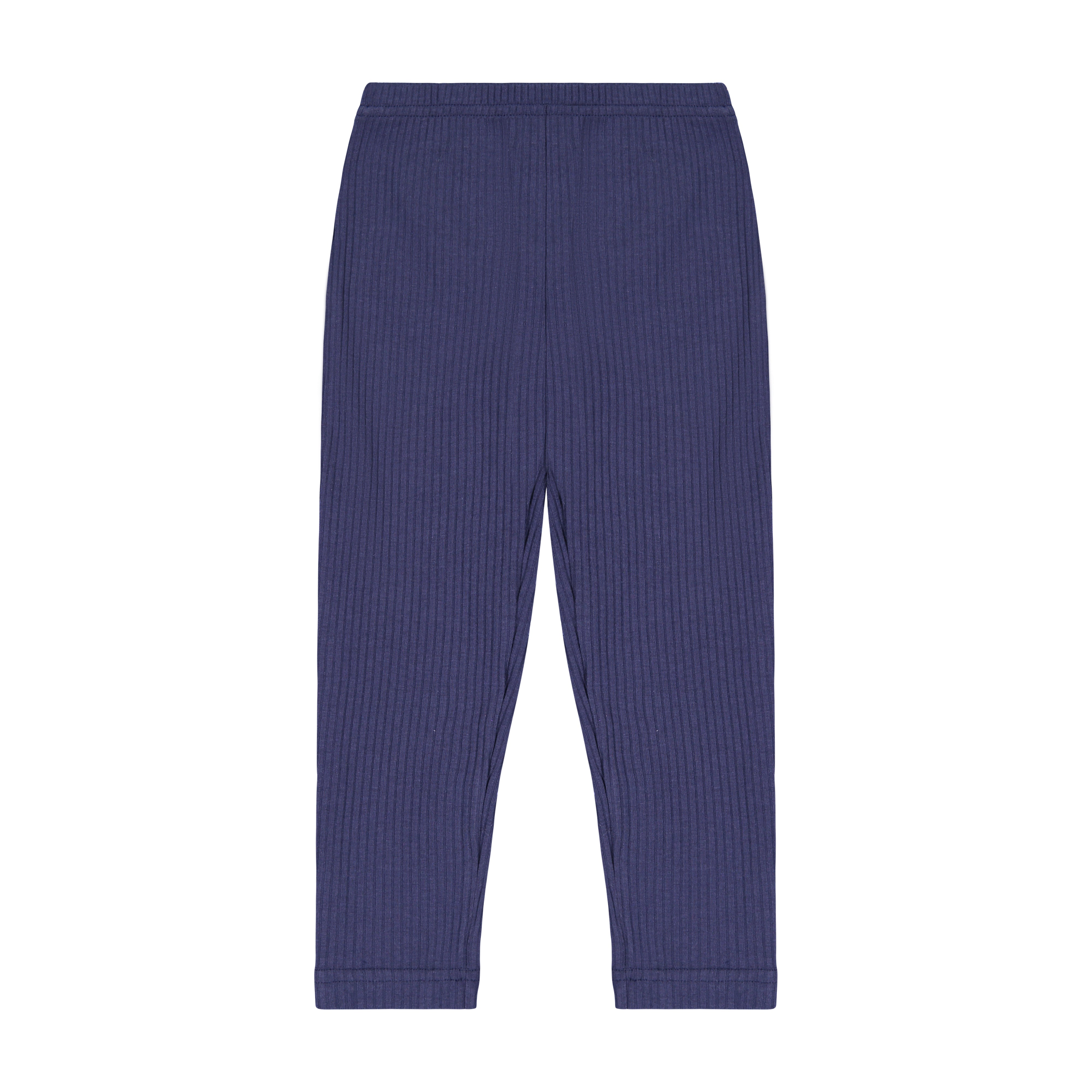 navy ribbed knit