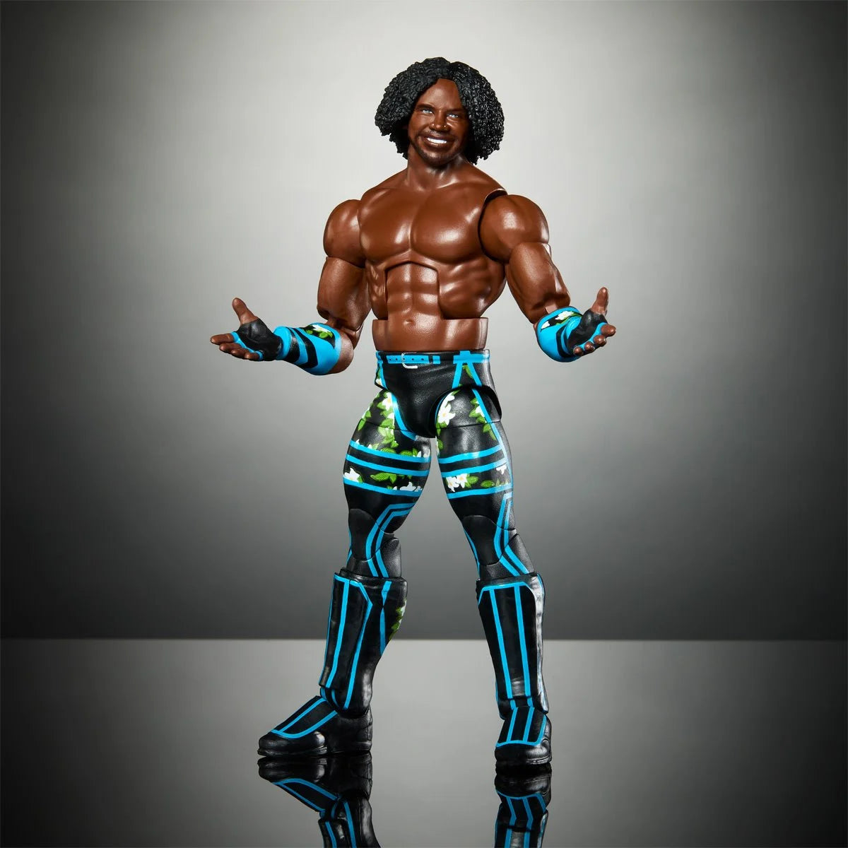 Xavier Woods WWE Elite Collection Series 112 Action Figure - Authentic Wrestling Toy for Kids & Collectors - Perfect for Play, Display & WWE Fan Gifts