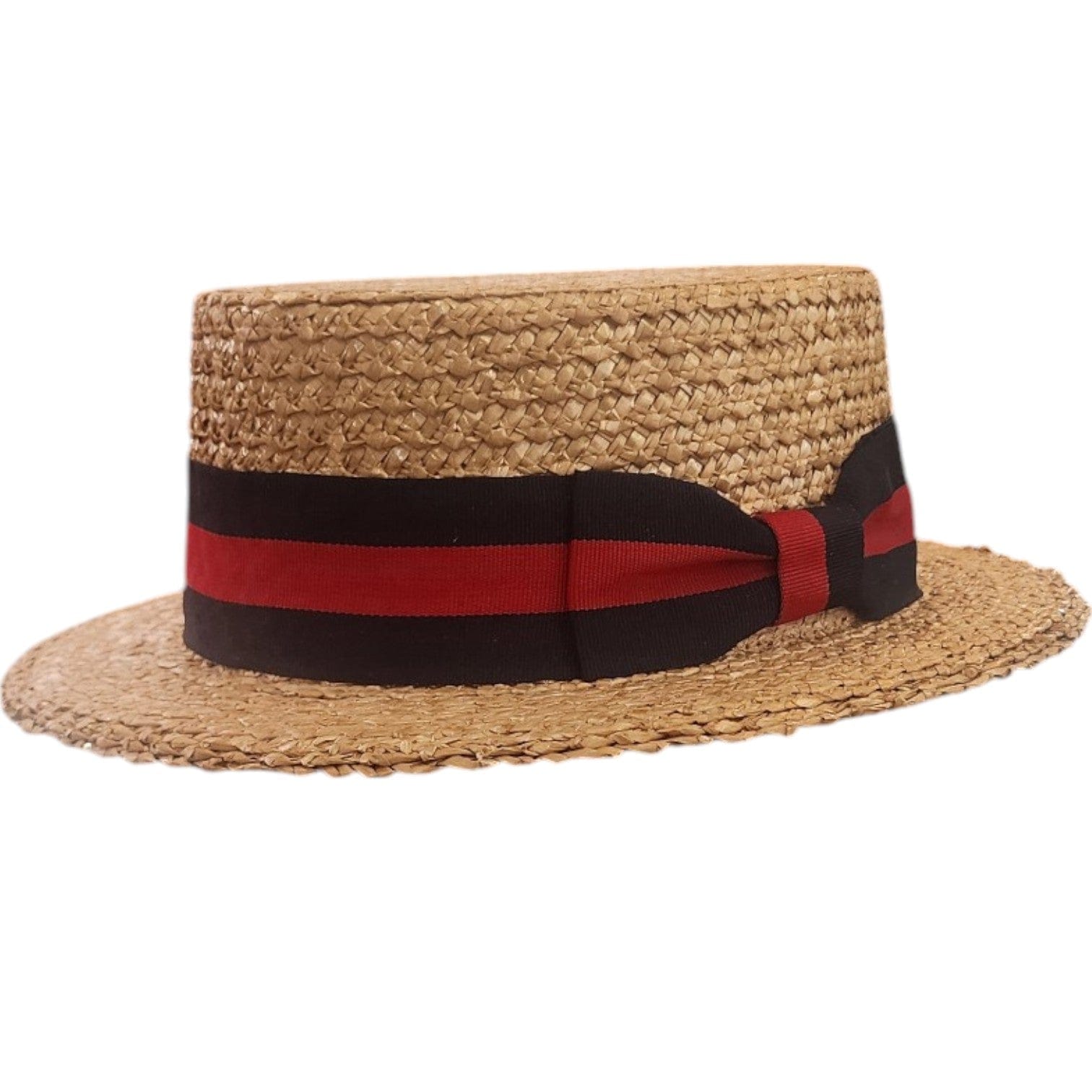 JJ Hats Boater Straw Hat for Men & Women - Classic Summer Sun Hat for Outdoor, Beach, and Garden - Vintage Style Wide Brim Hat for Sun Protection
