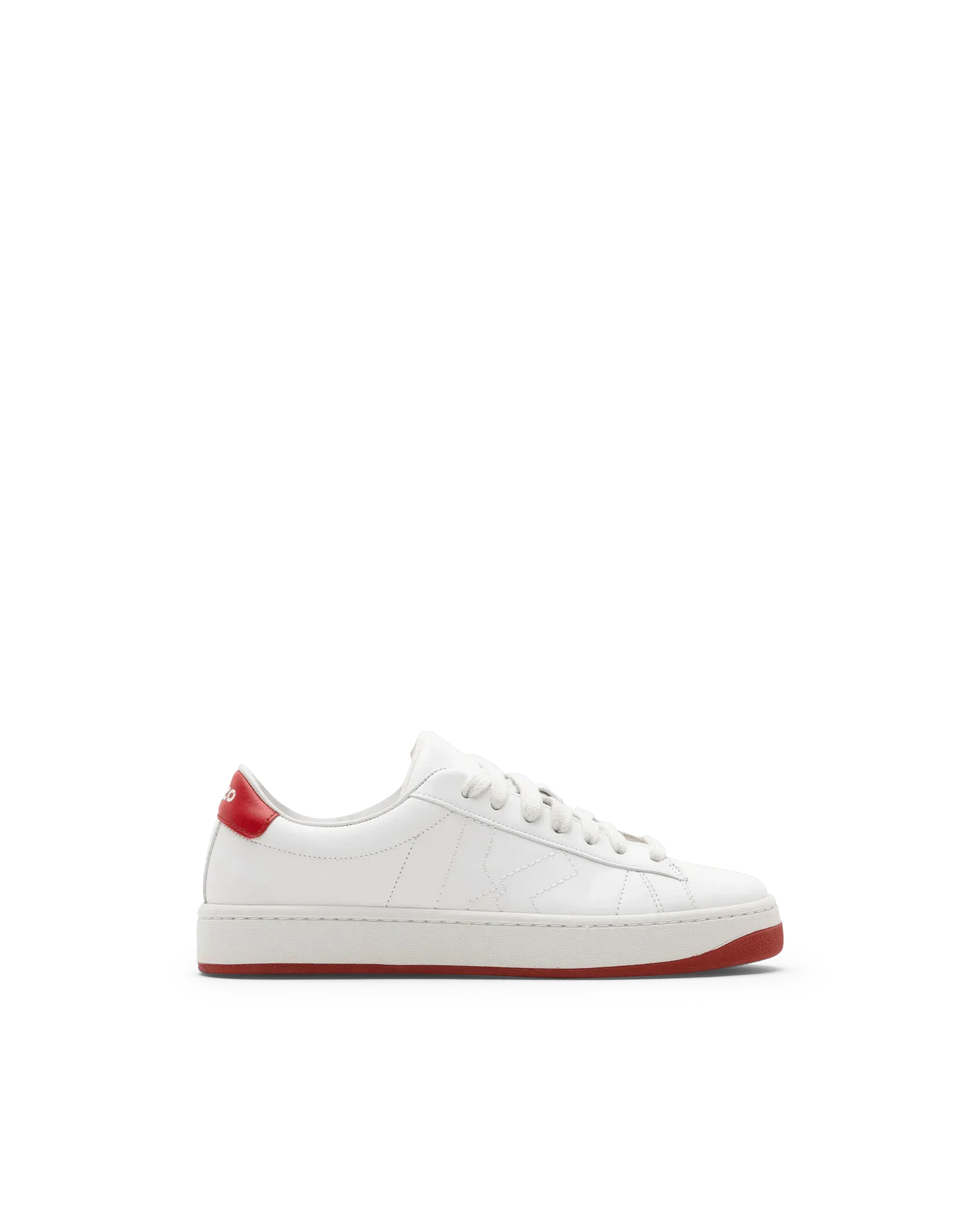 Kourt Red Detail Lace Up Sneakers - Women's Fashion Casual Shoes for Walking, Running & Daily Wear | Comfortable Breathable Lightweight Sneakers for Workouts, Travel & Street Style