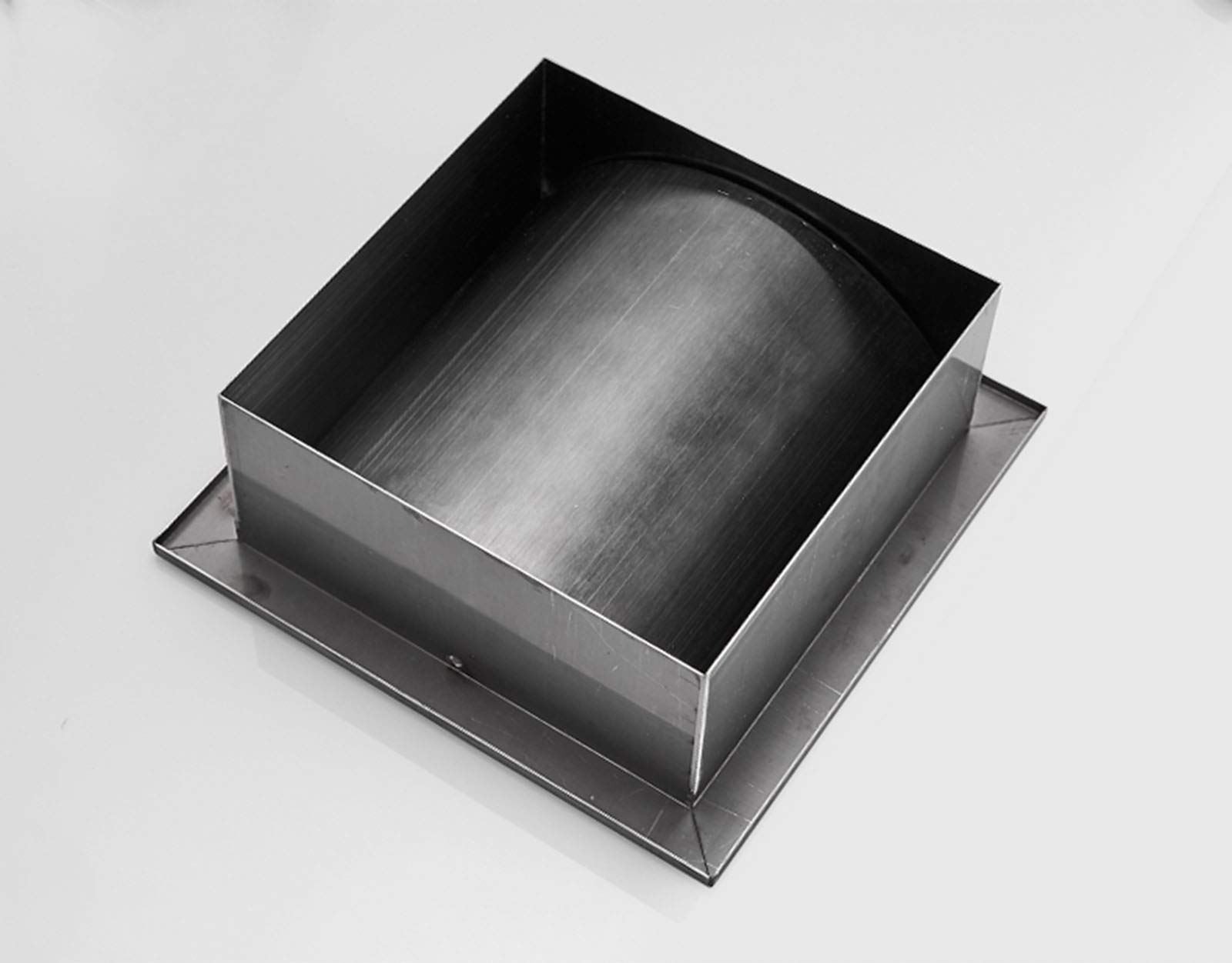 304 Stainless Steel Square Trash Chute Lid - Built-in Countertop Waste Flap Cover with Brushed Finish | Swing Design for Easy Disposal | Perfect for Kitchen Islands, Office Break Rooms & Restaurant Prep Areas