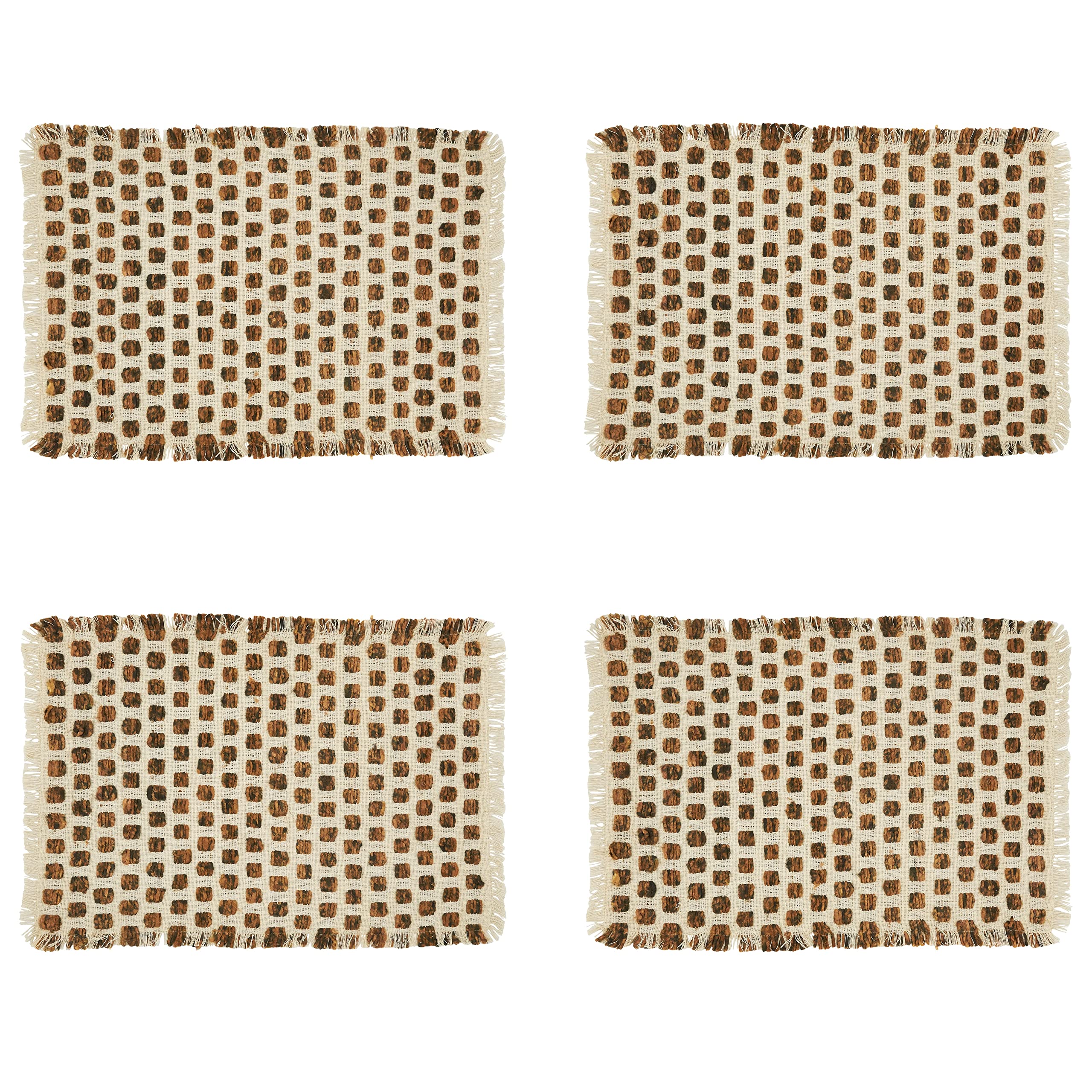 Eco-Friendly Woven Placemats Set of 4 - Premium Table Mats for Dining, Kitchen, and Home Decor - Perfect for Thanksgiving, Christmas, and Everyday Use