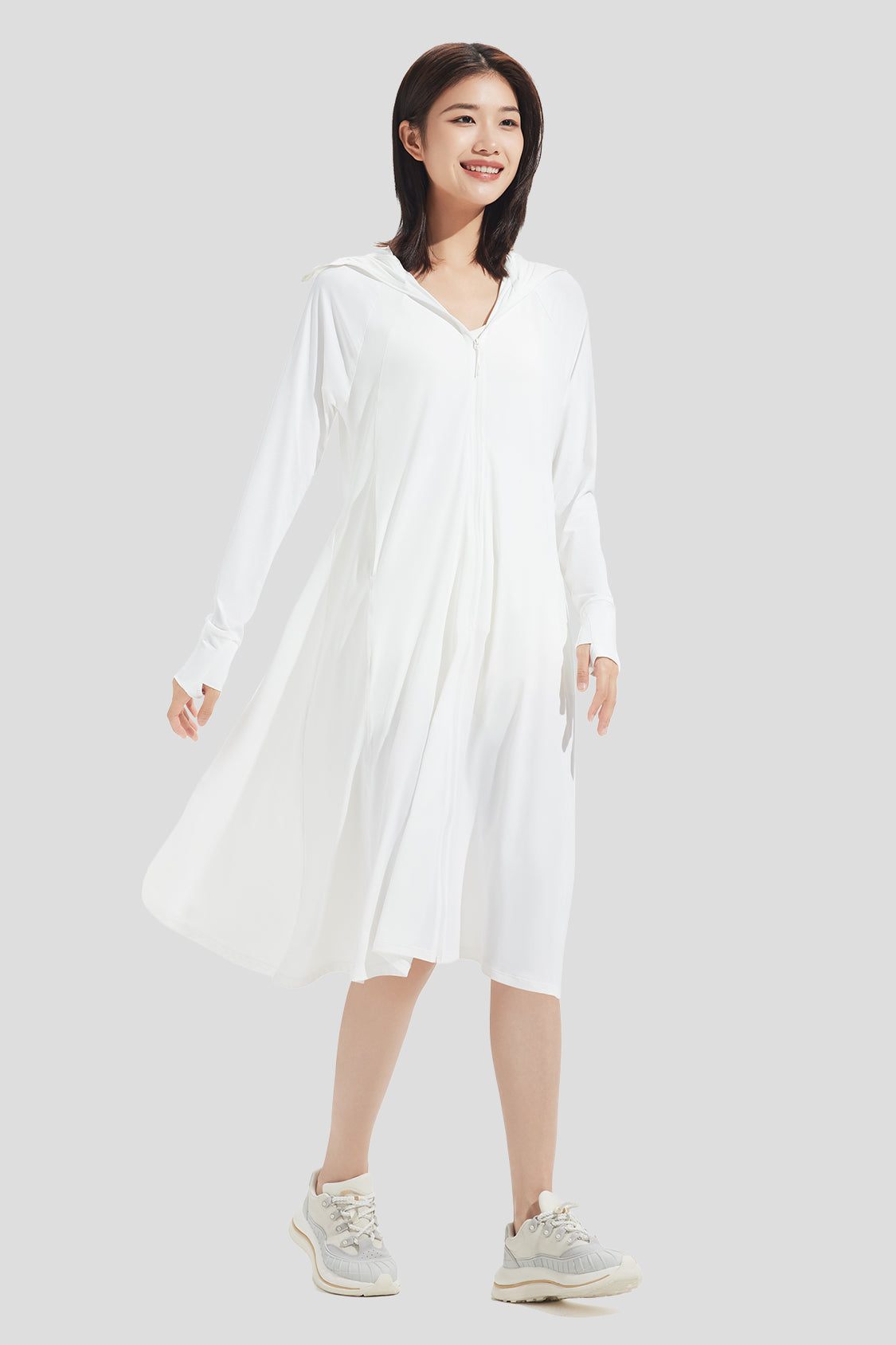 Iceloop Women's UPF50+ Long Sleeve Sun Protection Jacket - Lightweight UV Shirt for Beach, Hiking & Outdoor Activities