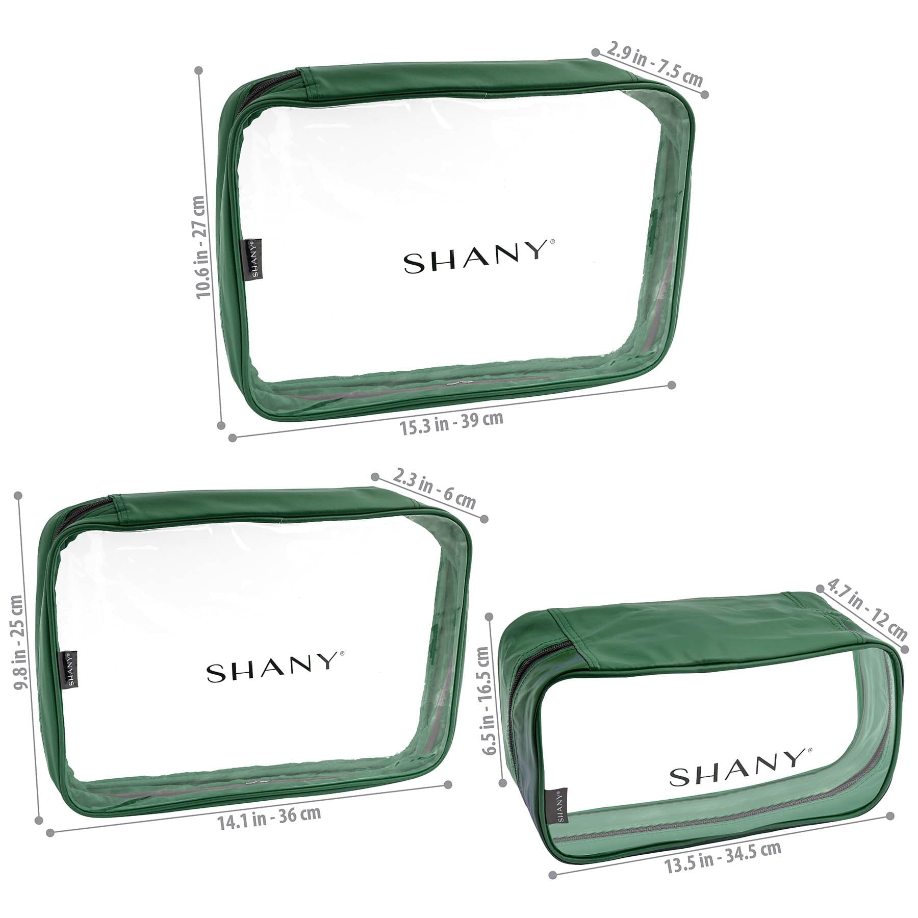 Waterproof Clear PVC Luggage Organizer Set - 3-Piece Travel Packing Cubes for Suitcases | Perfect for Airplane Carry-On, Business Trips & Vacation Packing