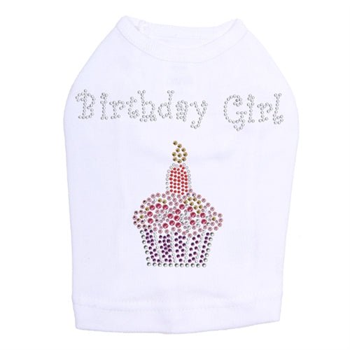 Sparkling Birthday Girl Rhinestone Tank Top - Available in Multiple Colors for Parties & Celebrations