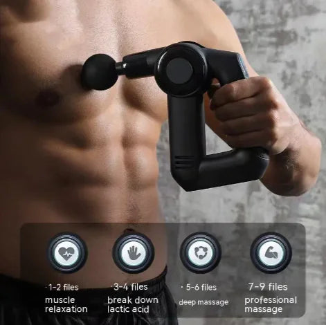 EliteEase Professional Muscle Massage Gun - Deep Tissue Percussion Therapy for Pain Relief & Recovery - Perfect for Athletes, Gym Lovers & Post-Workout Relaxation